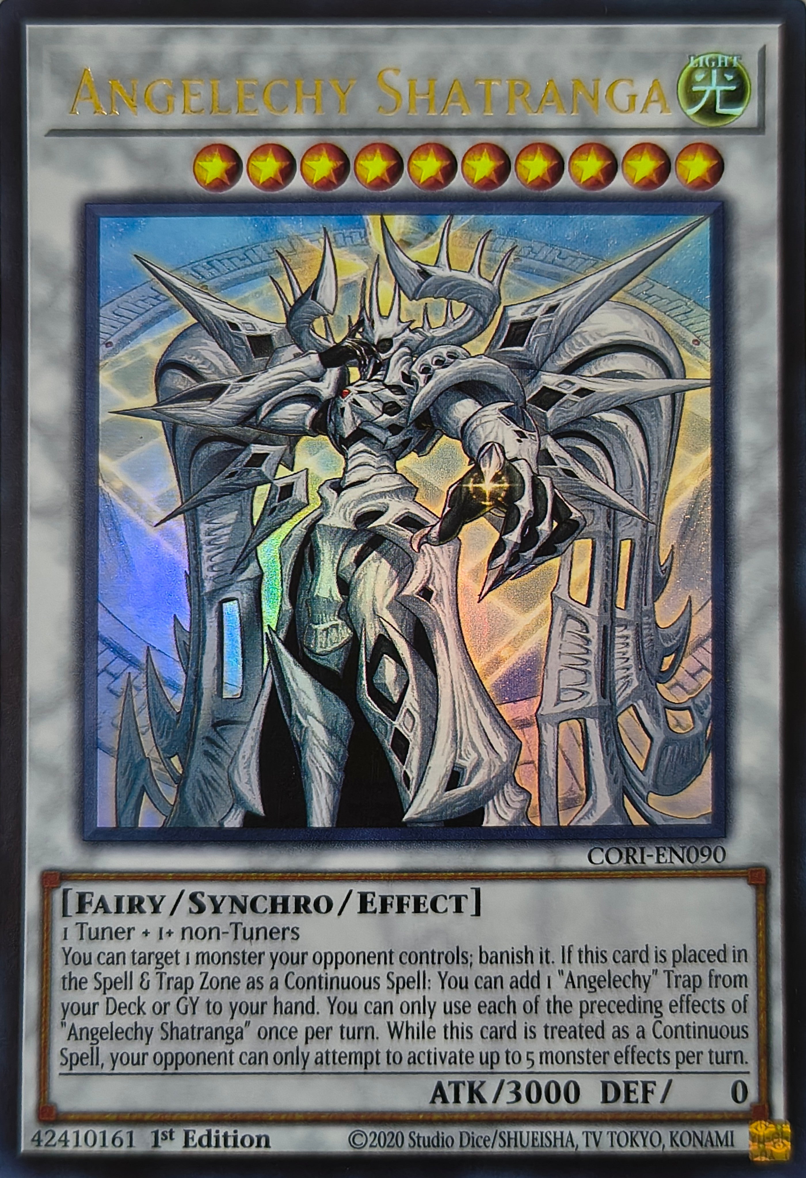 Yugioh! Angelechy Shatranga Cori-en090 1st Edition Ultra Rare