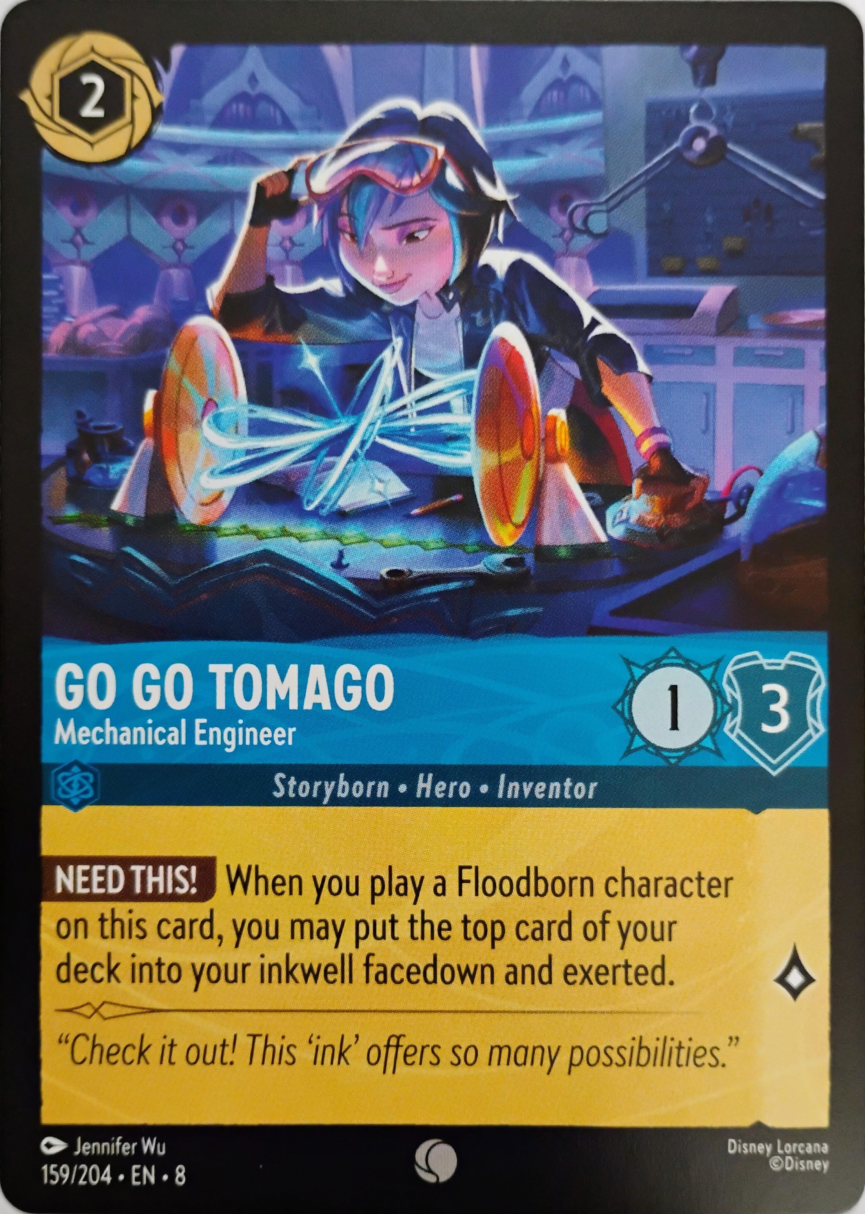 Disney Lorcana Go Go Tomago 159/204