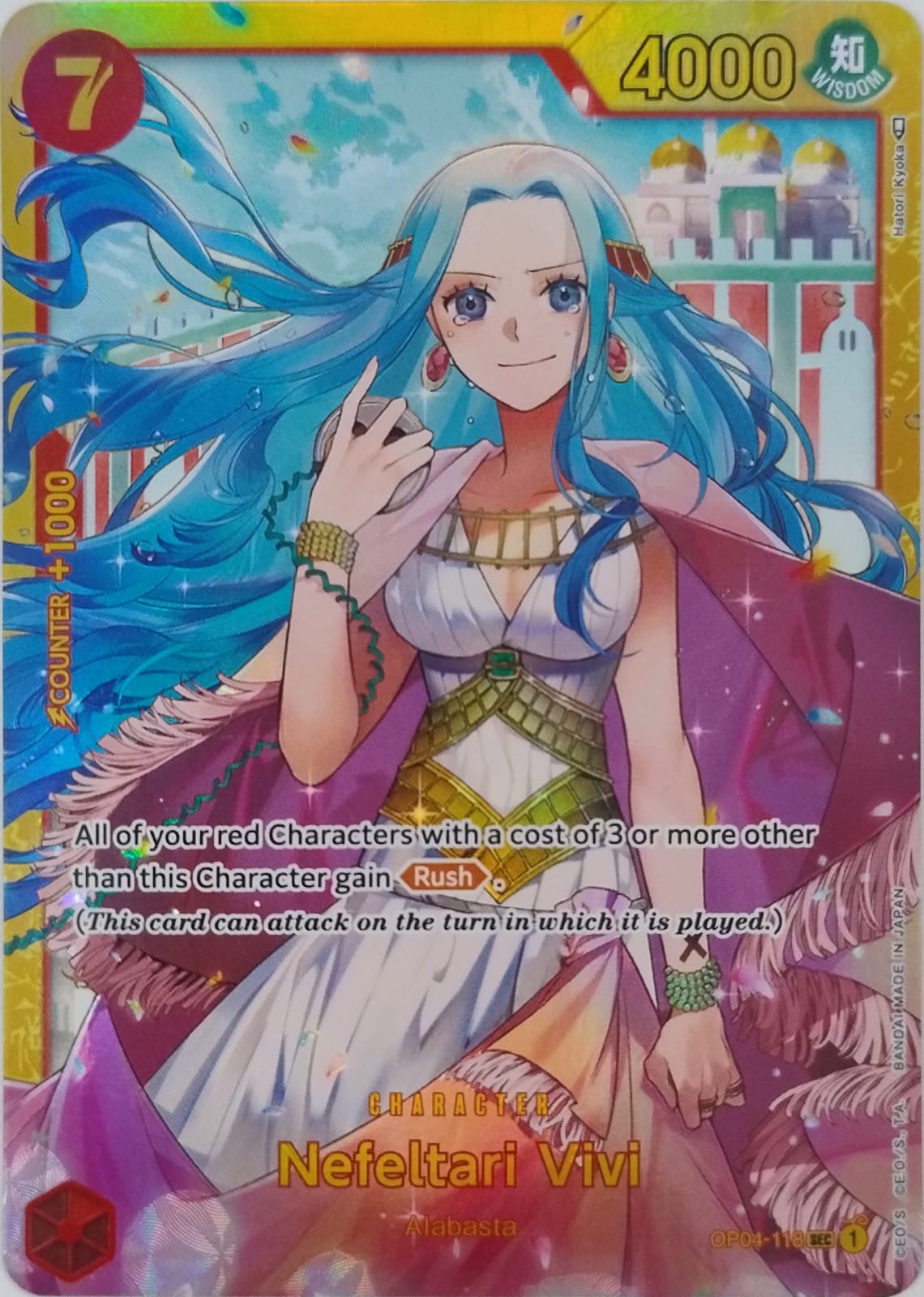 One piece Nefeltari Viví Op04-118 SEC Foil