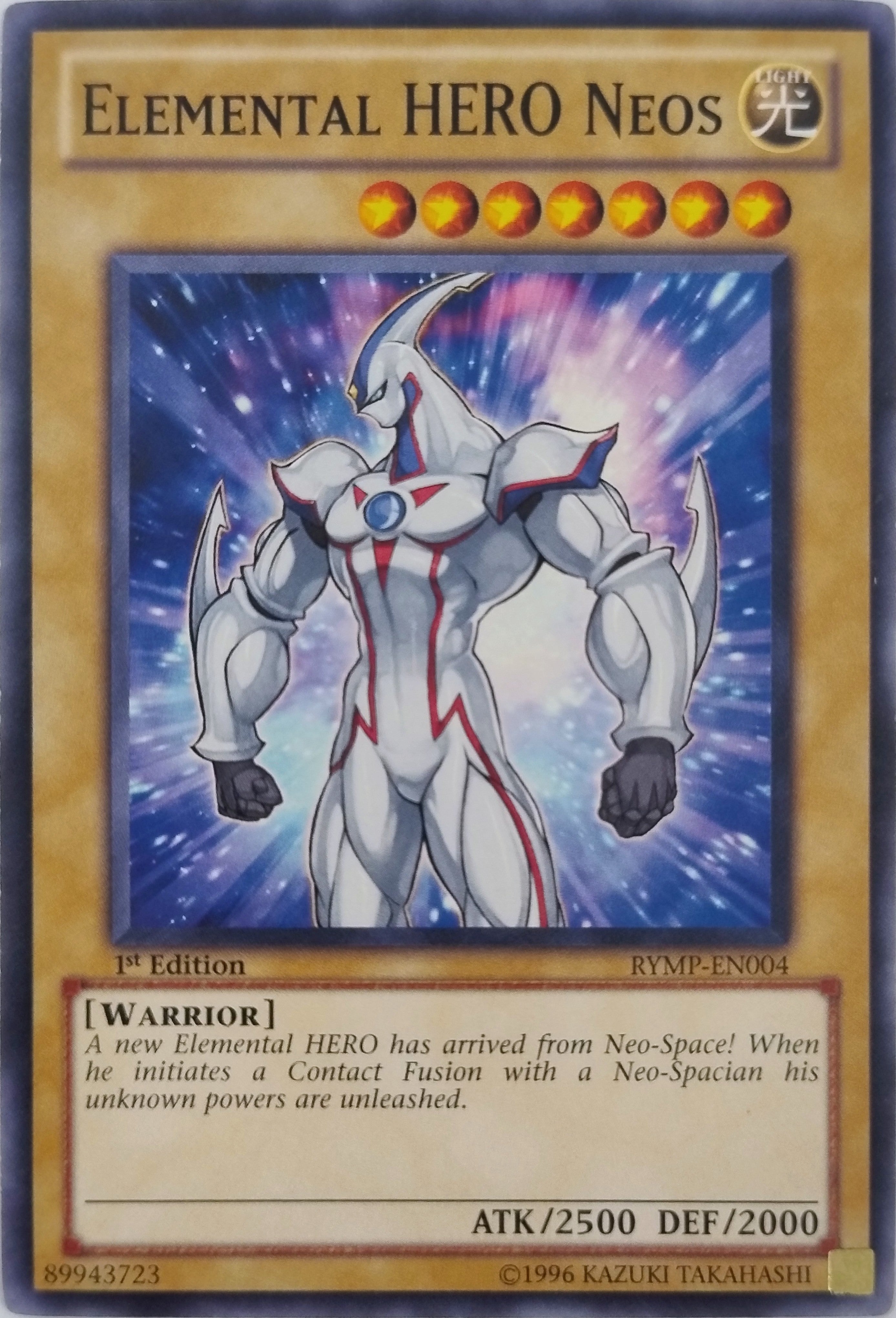 Yugioh! Elemental Hero Neos Rymp-en004 1st Edition