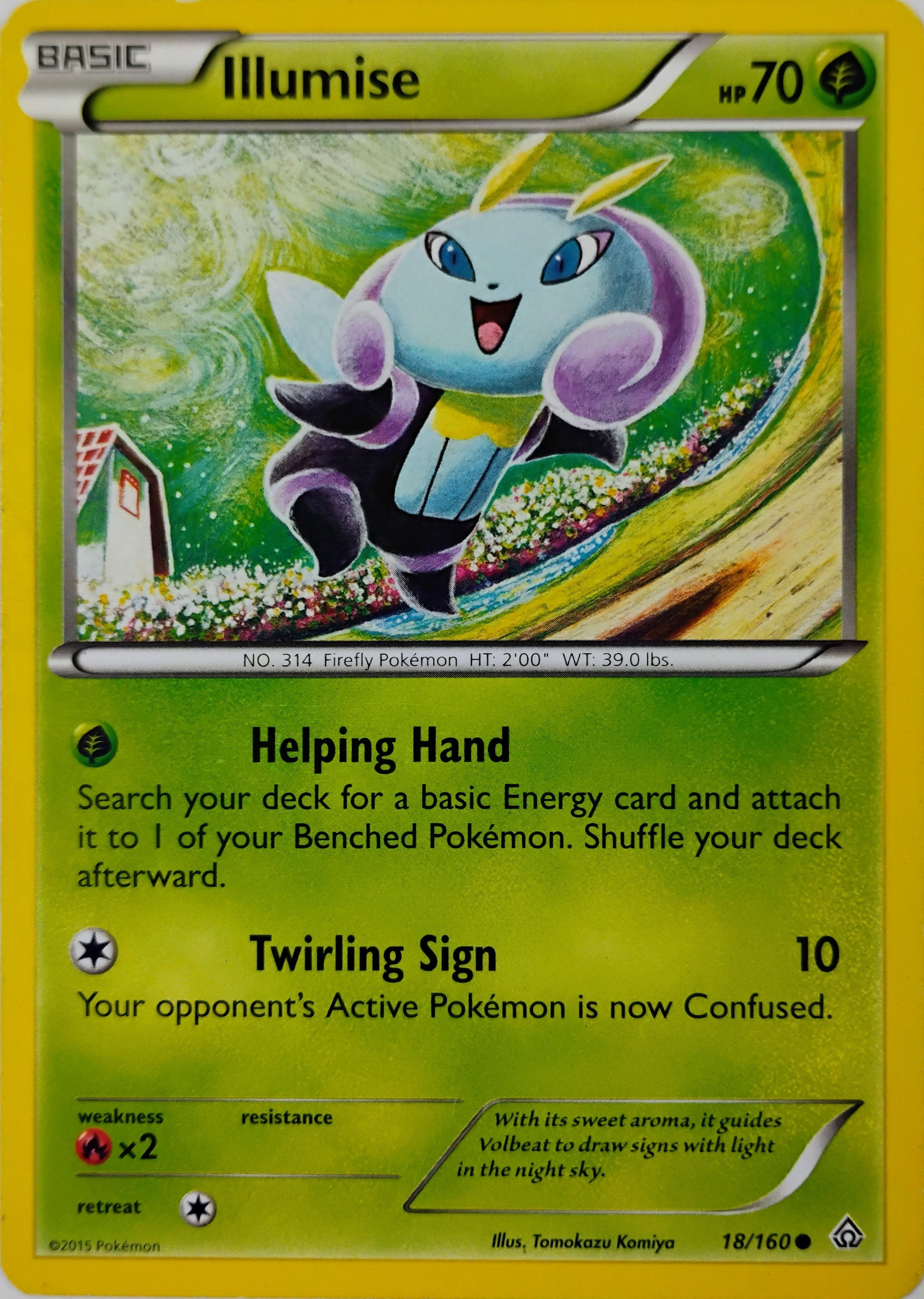 Pokémon tcg Illumise 18/160
