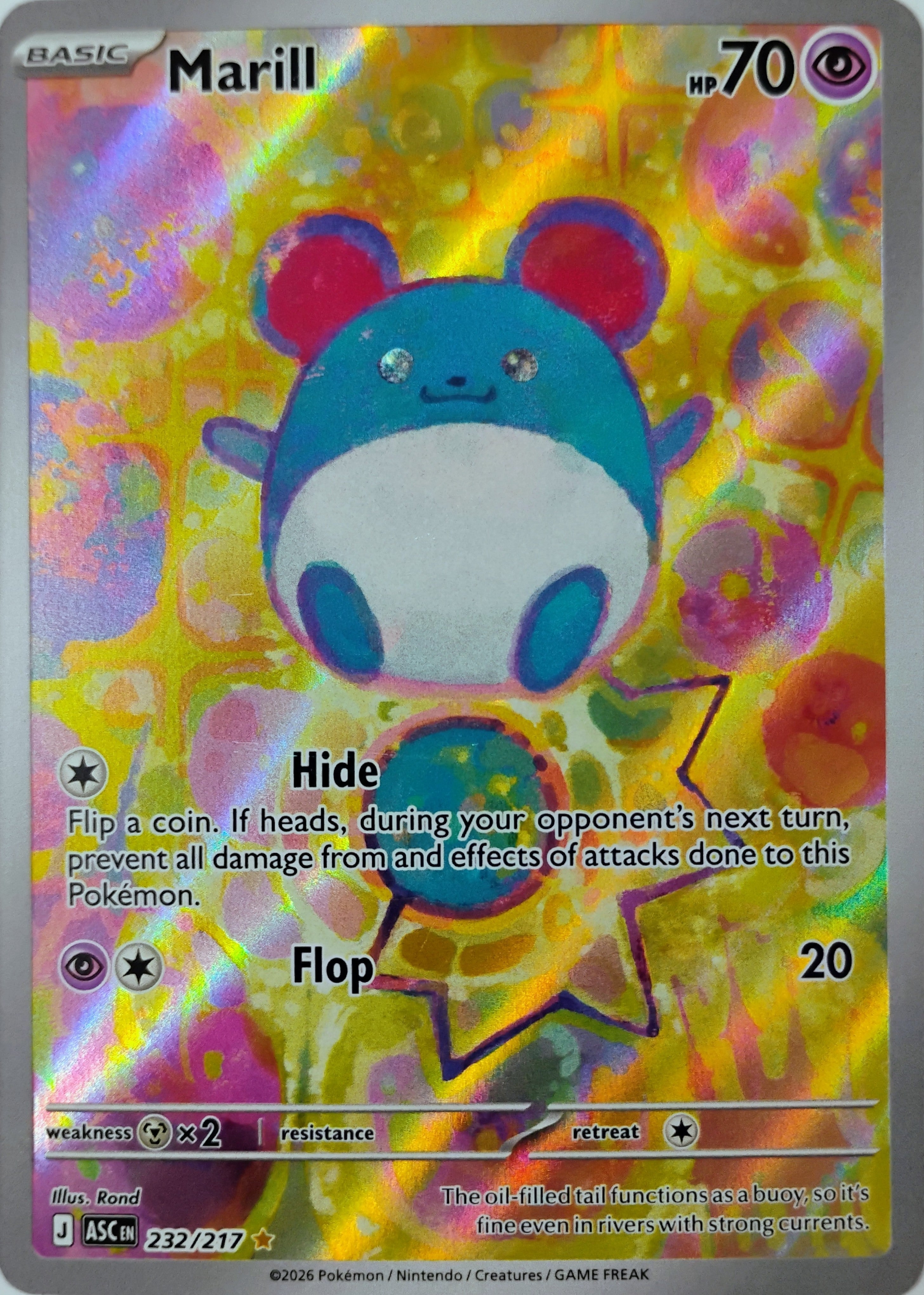 Pokémon tcg Marill 232/217