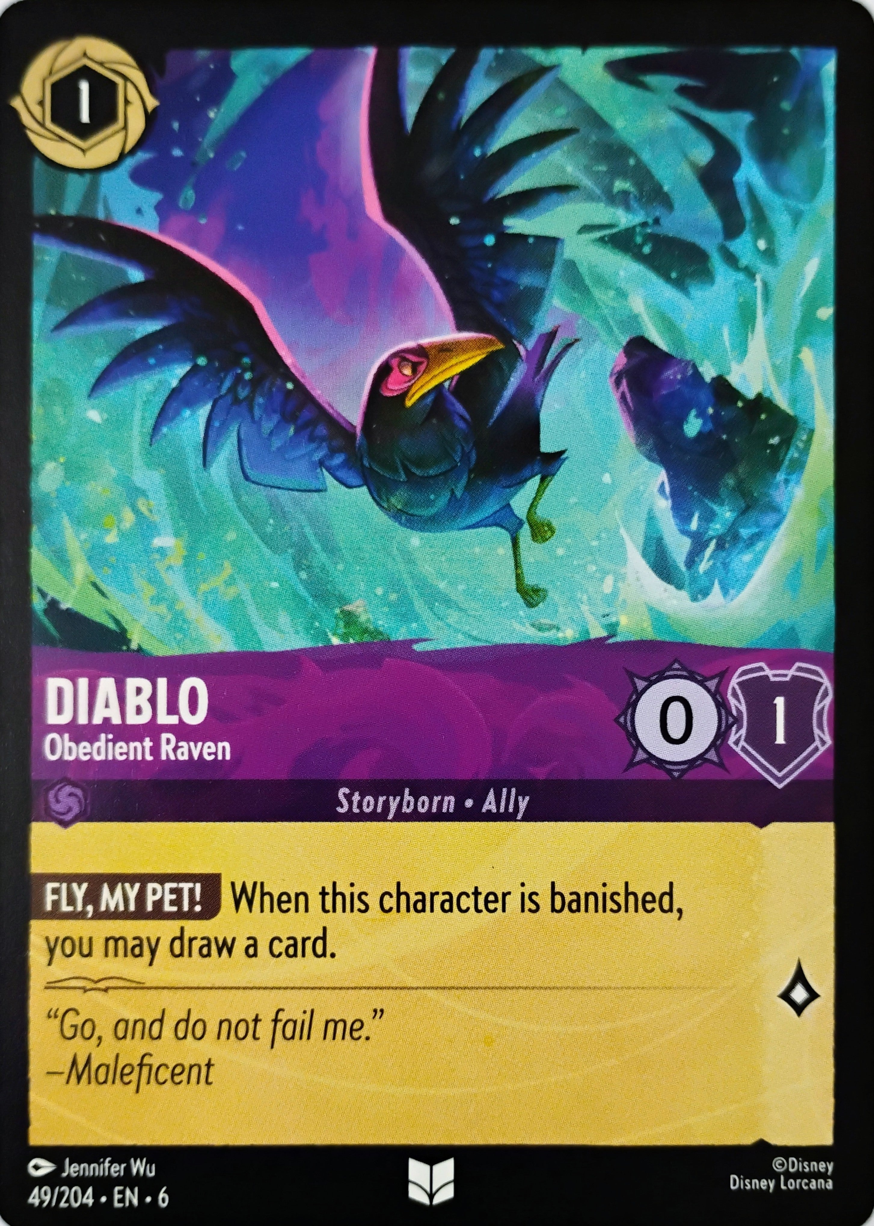 Disney Lorcana Diablo 49/204