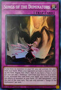 Yugioh! Songs Of The Dominators Ra05-en081 Super Rare