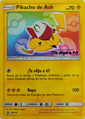 Pokémon tcg Pikachu De Ash SM108