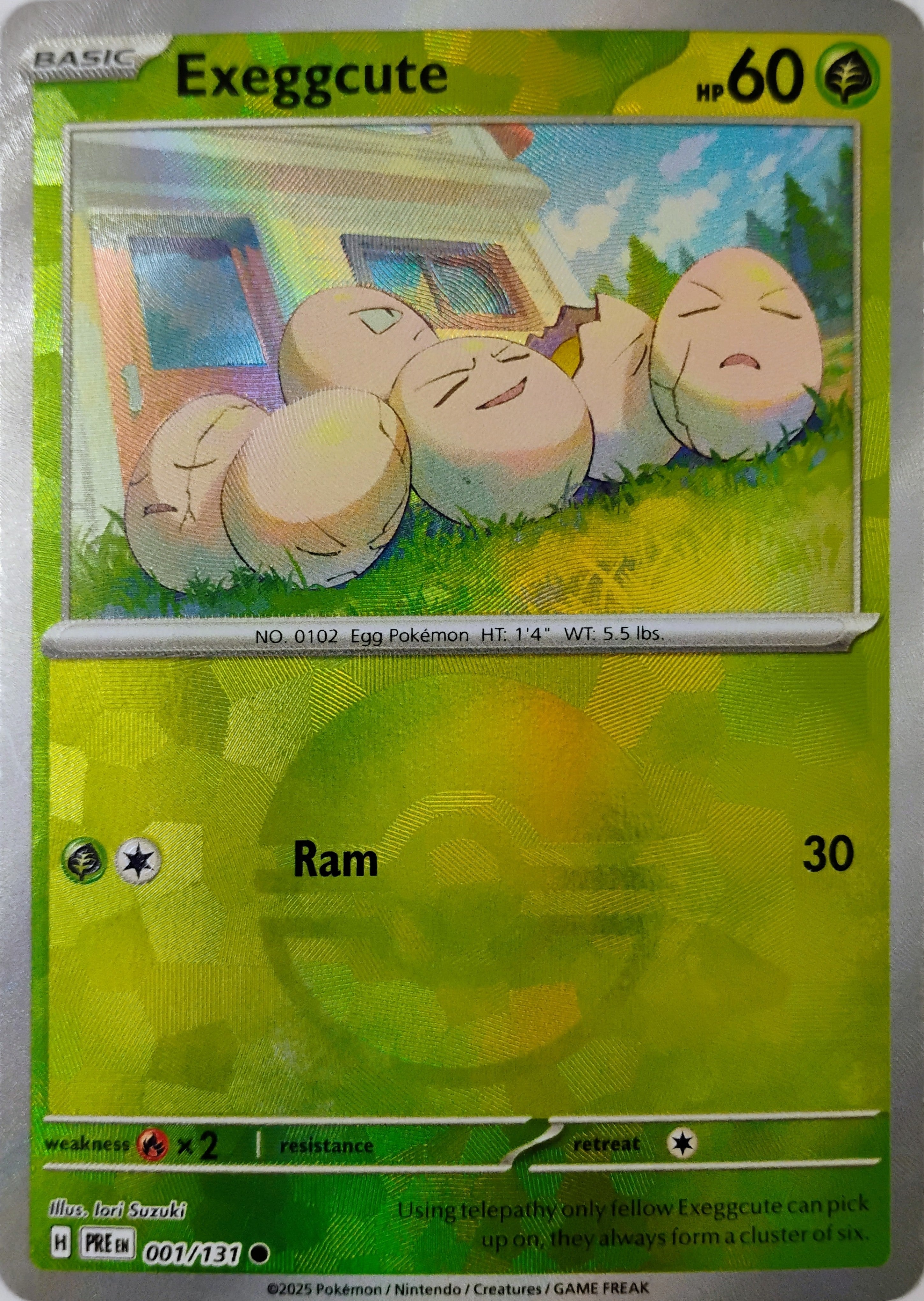 Pokémon tcg Exeggcute 001/131 (Poke Ball)