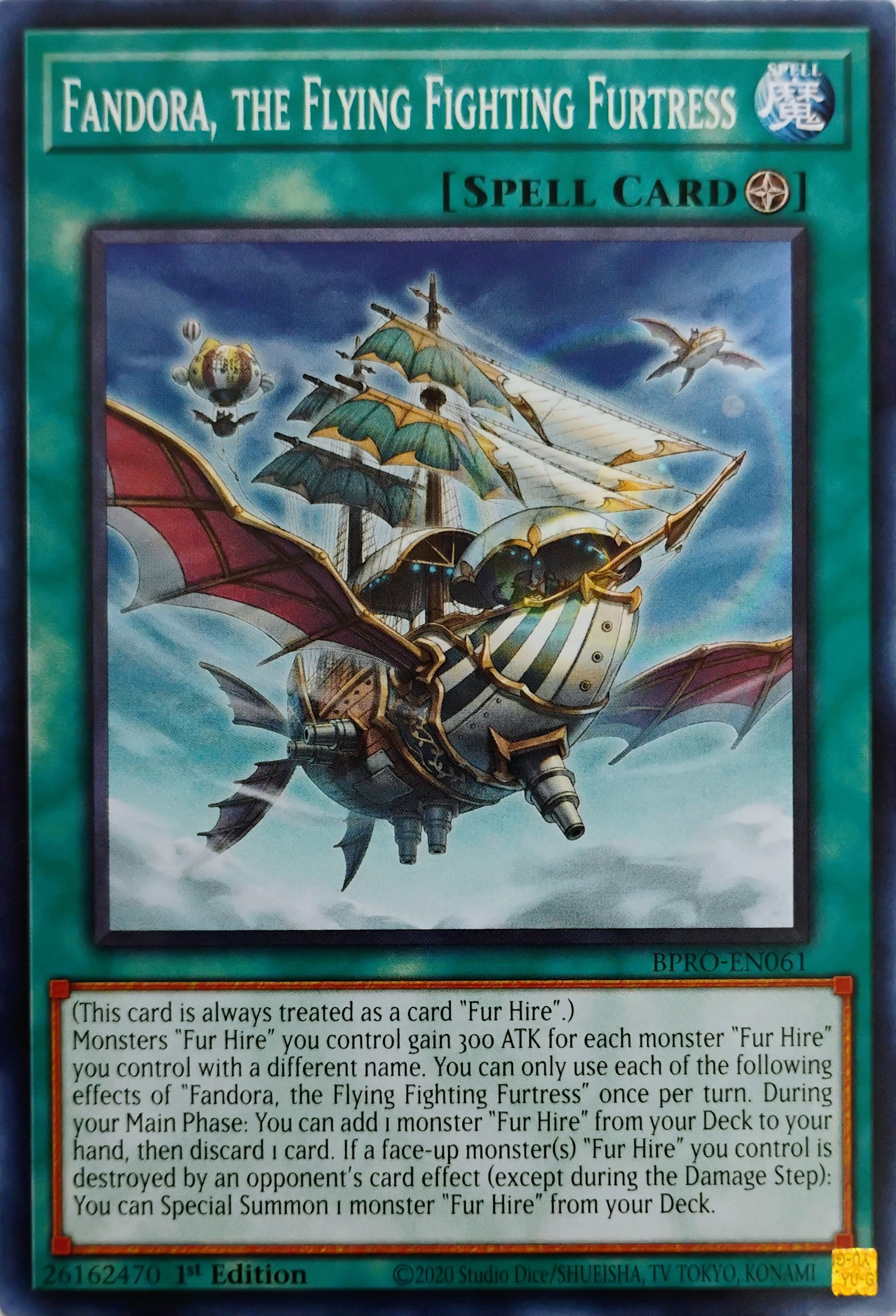 Yugioh! Fandora, the Flying Fighting Furtress Bpro-en061