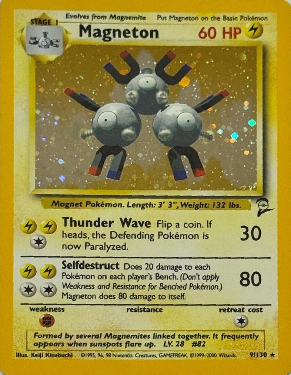 Pokémon Tcg Magneton 9/130 Holo