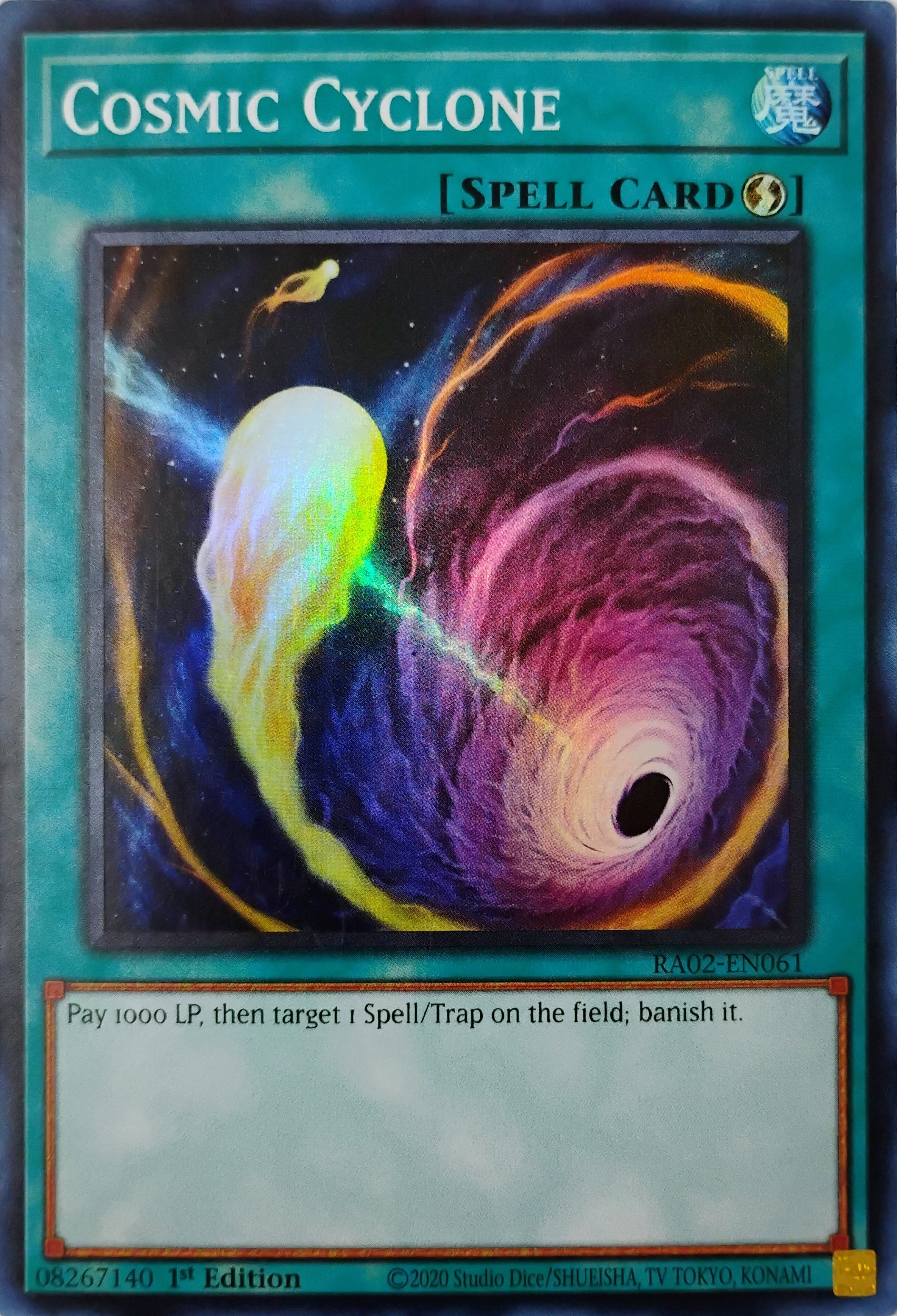 Yugioh! Cosmic Cyclone Ra02-en061 Super Rare 1st edition