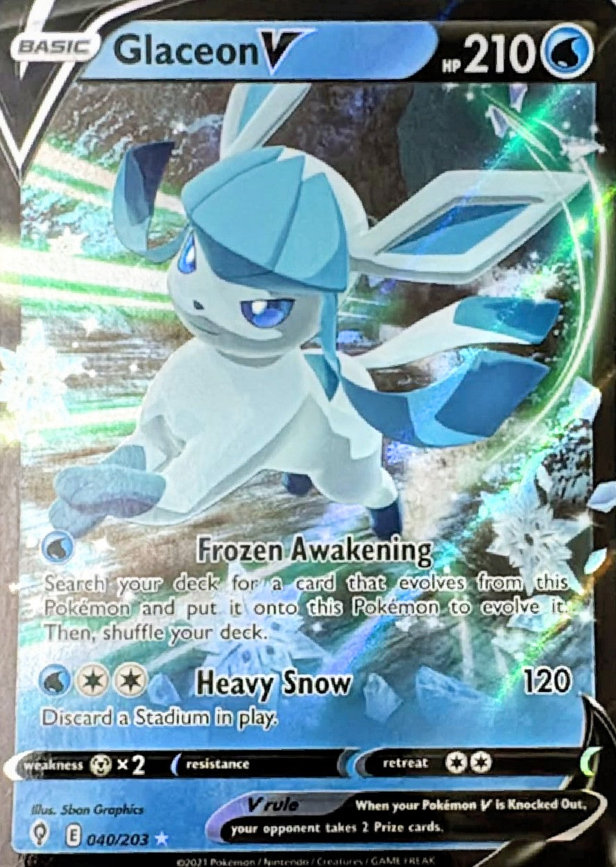 Pokémon Tcg Glaceon V 040/203