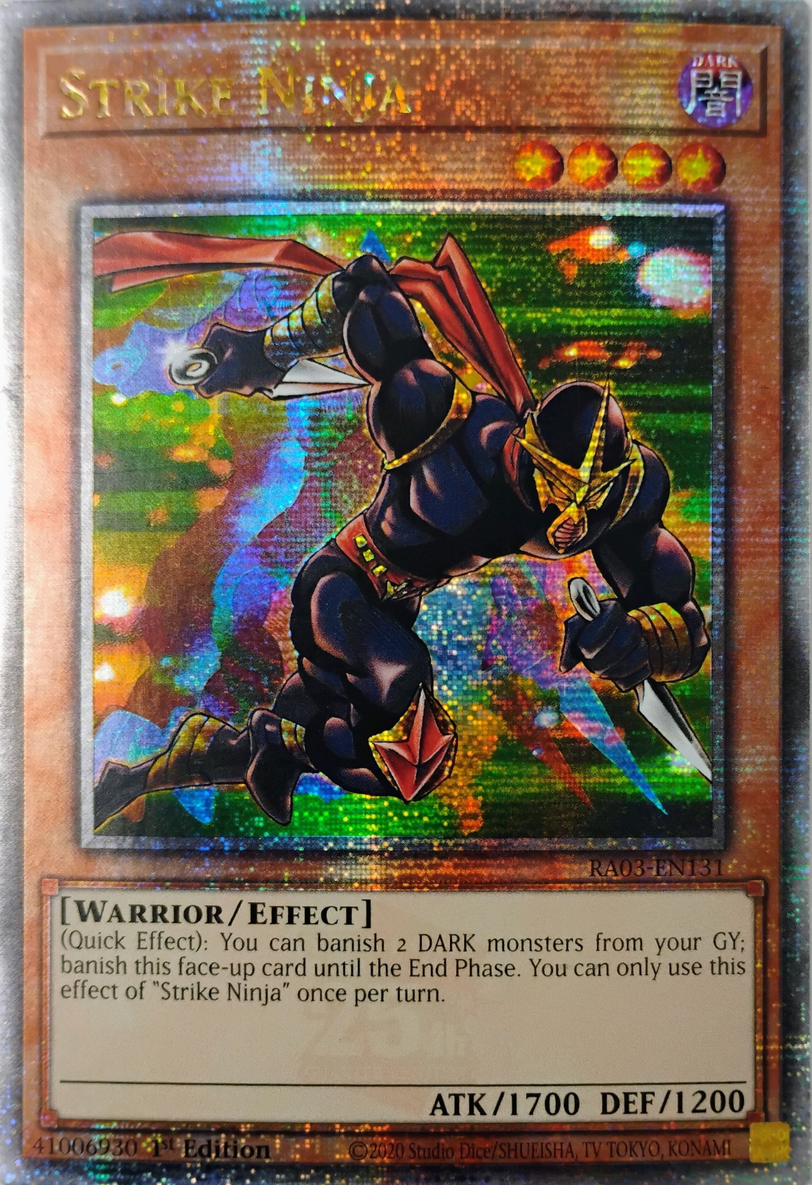 Yugioh! Strike Ninja Ra03-en131 Quarter Century