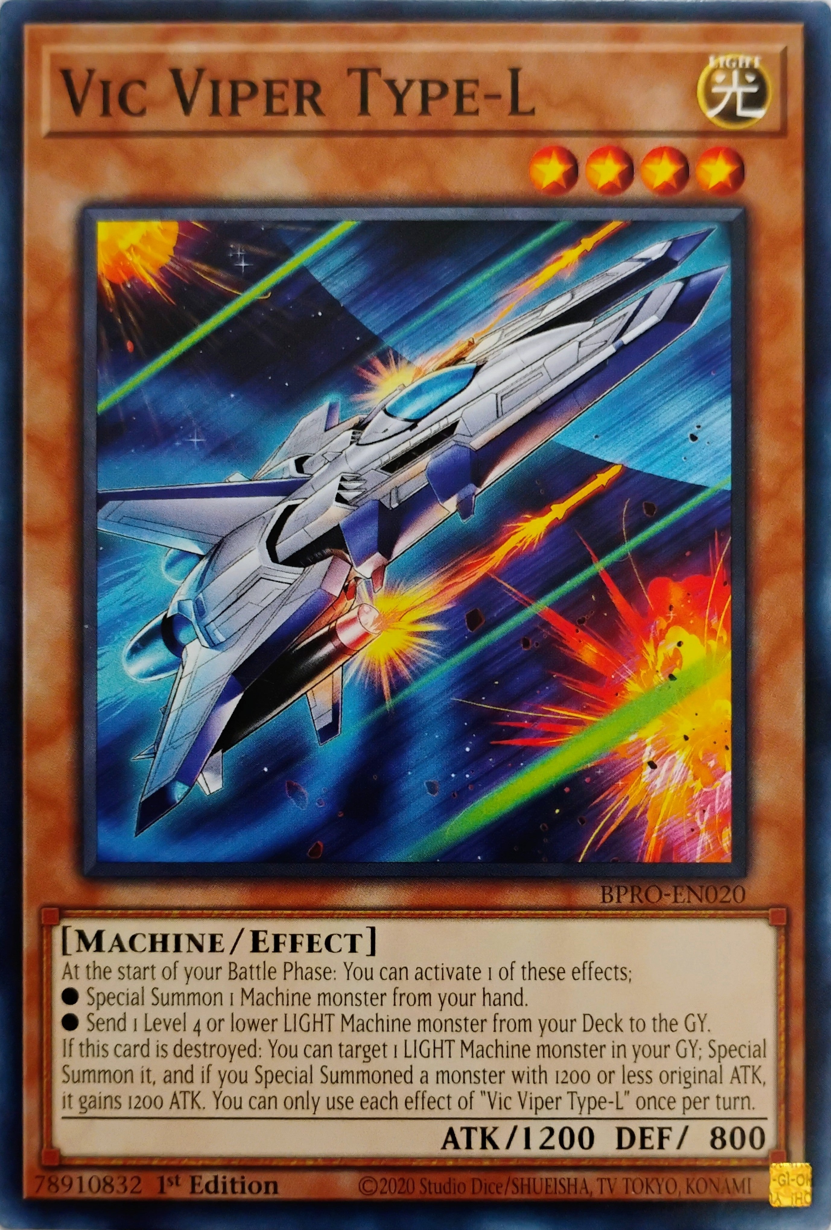 Yugioh! Vic Viper Type-L Bpro-en020