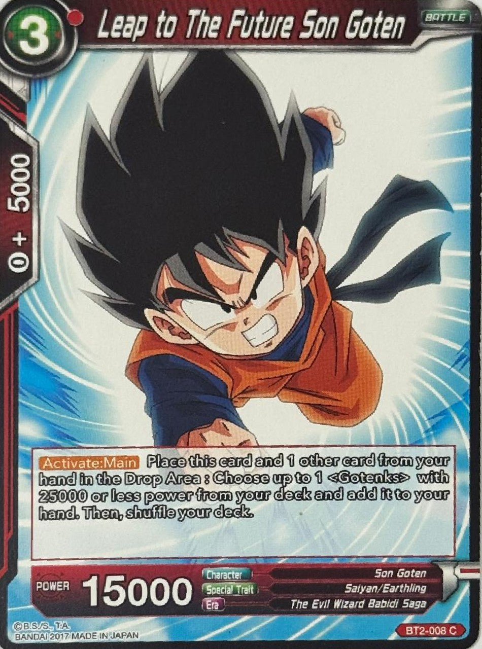 Dragón Ball Tcg Leap To The Future Son Goten BT2-008