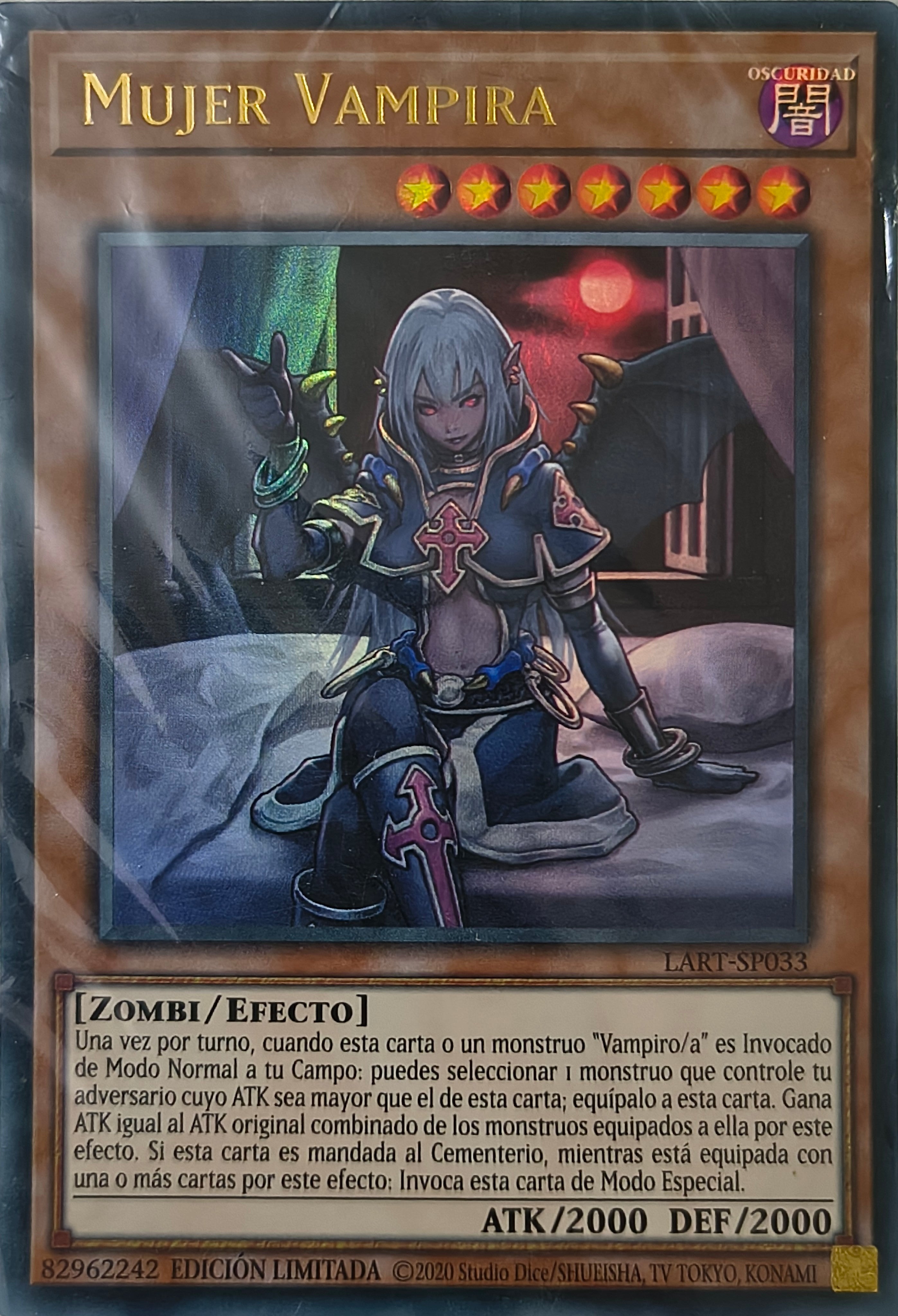 Yugioh! Mujer Vampira Lart-Sp033 Edición Limitada Ultra rara