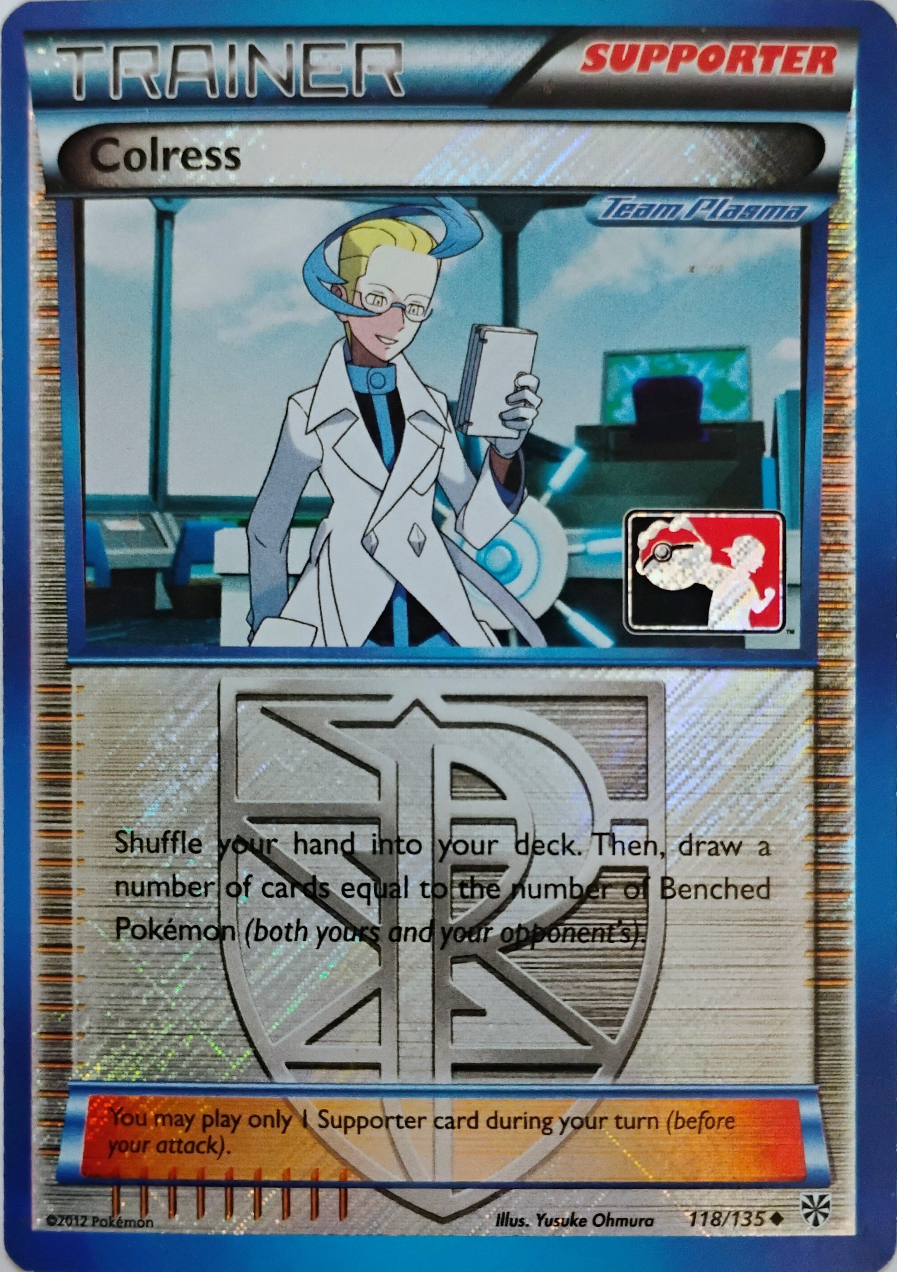 Pokémon tcg Colress 118/135 (Liga) (Reverse)