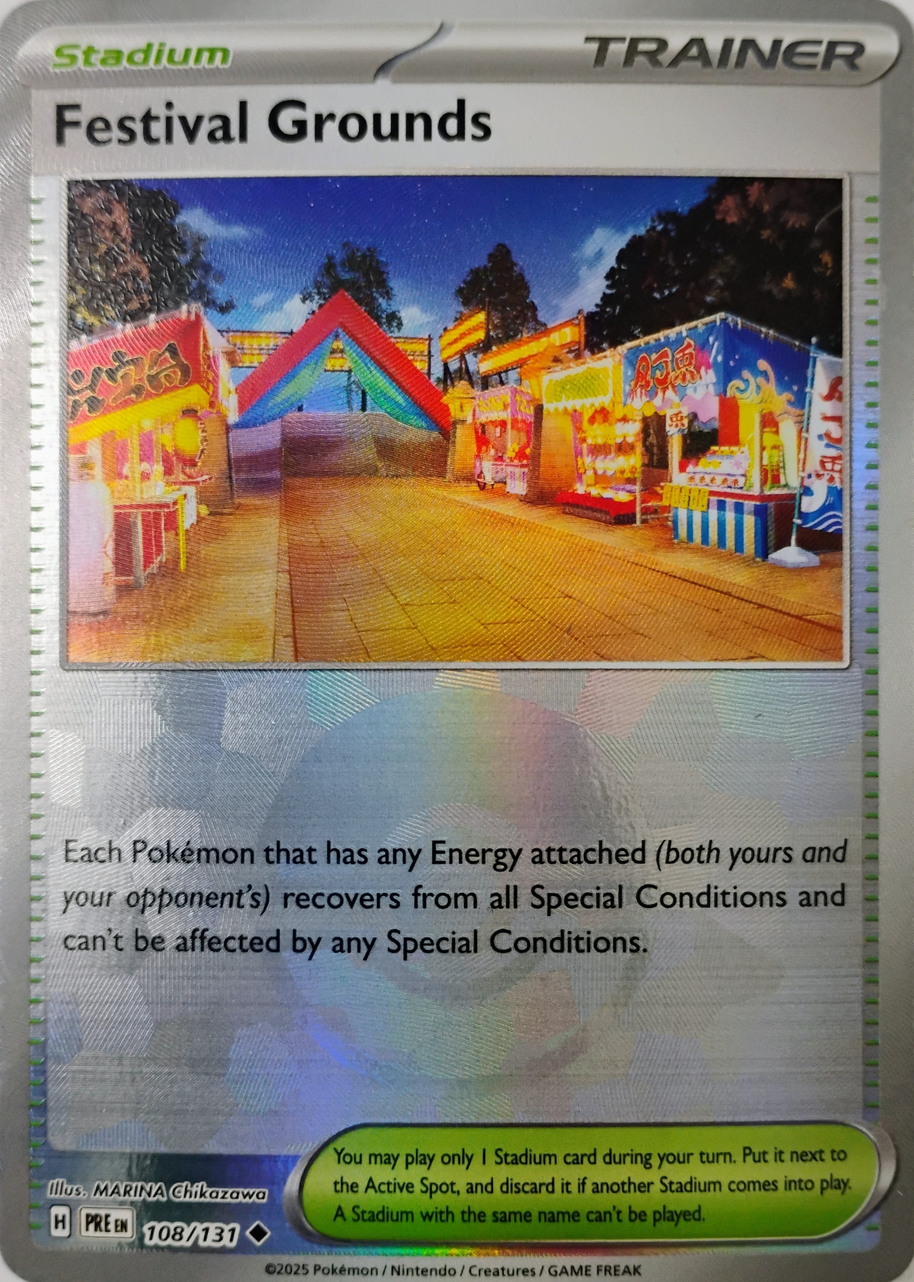 Pokémon tcg Festival Grounds 108/131 (Poke Ball)
