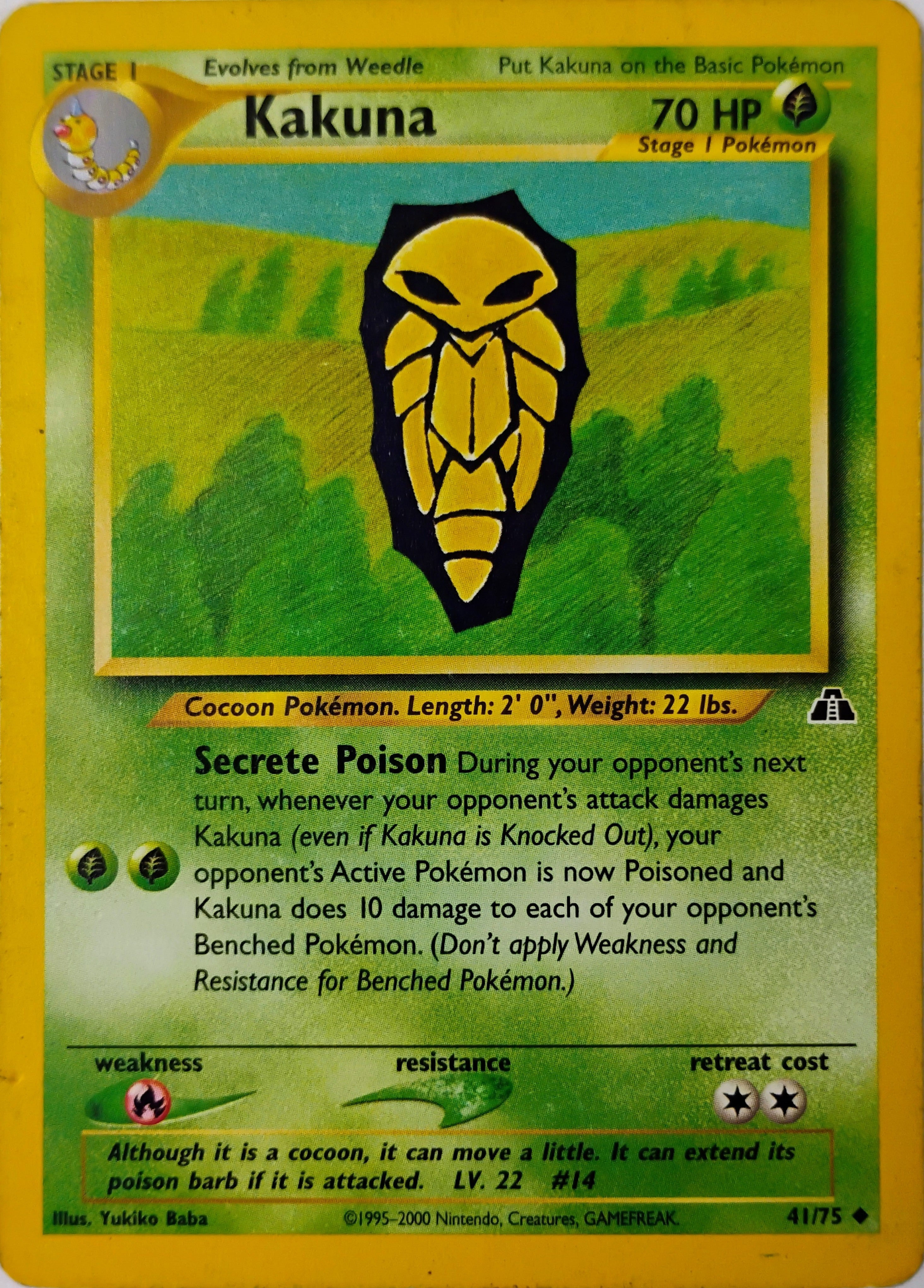 Pokémon tcg Kakuna 41/75
