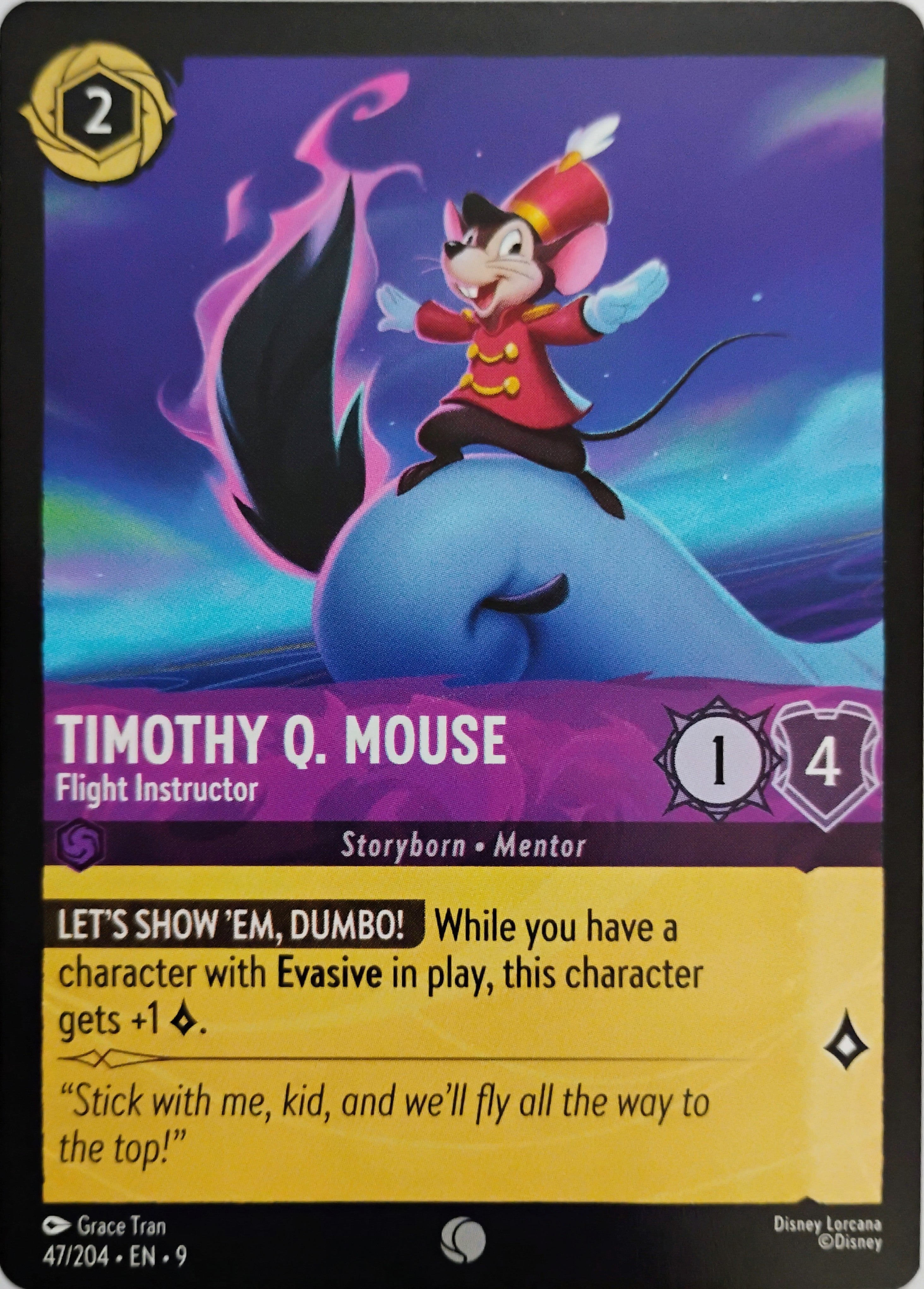Disney Lorcana Timothy Q. Mouse 47/204