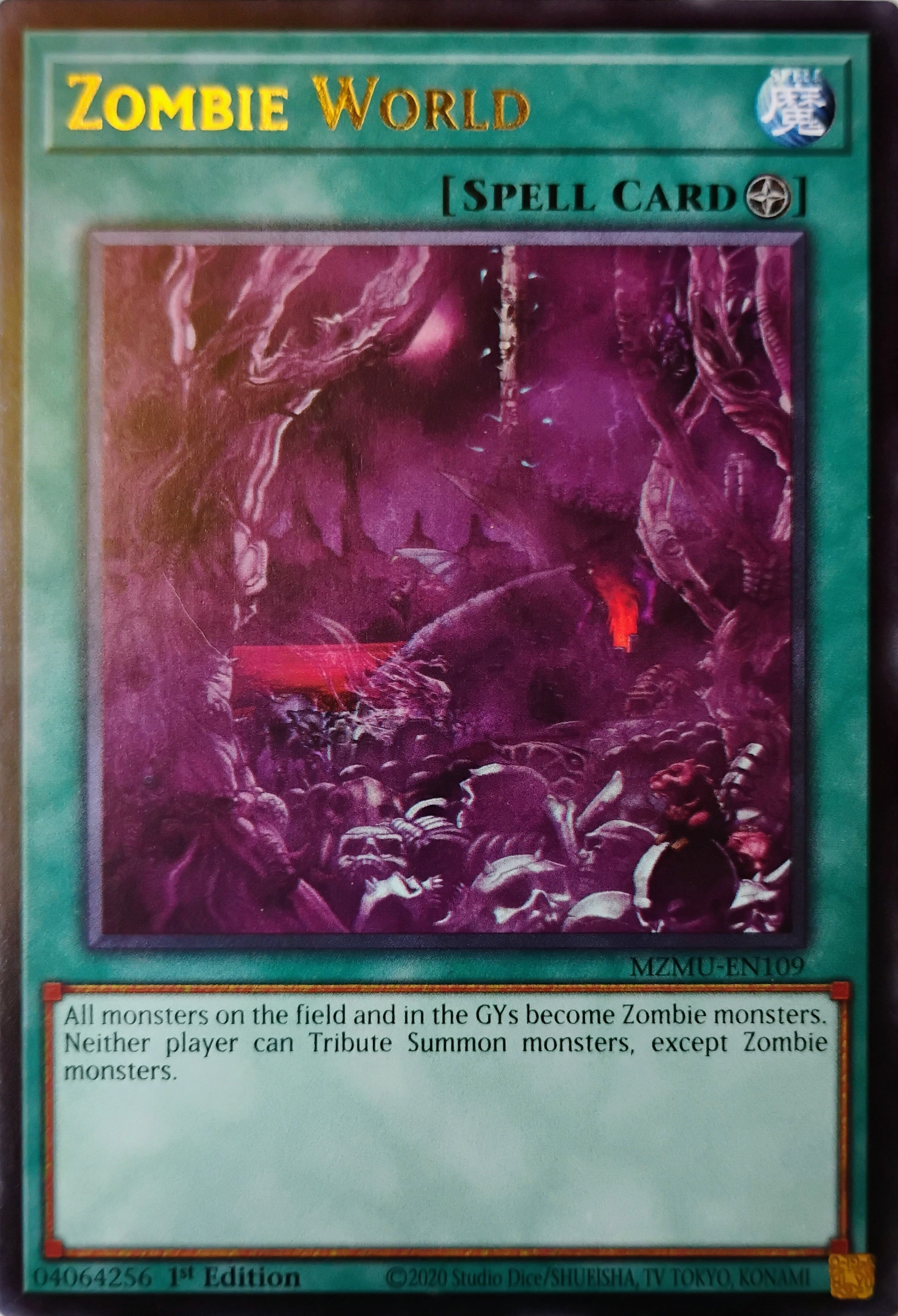 Yugioh! Zombie World Mzmu-en109 Rara