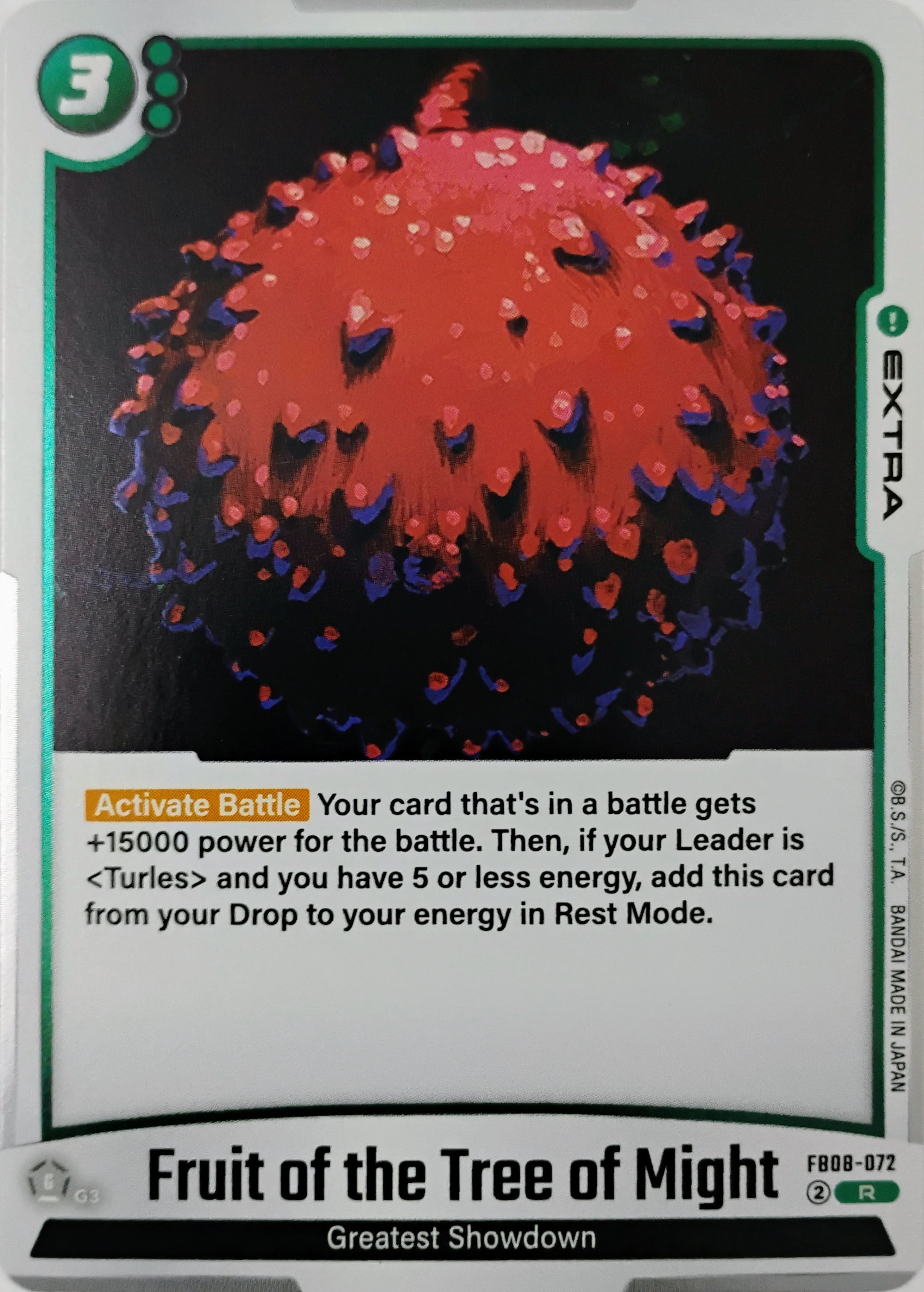 Dragón ball tcg Fruit Of The Tree Of Might Fb08-072 Foil