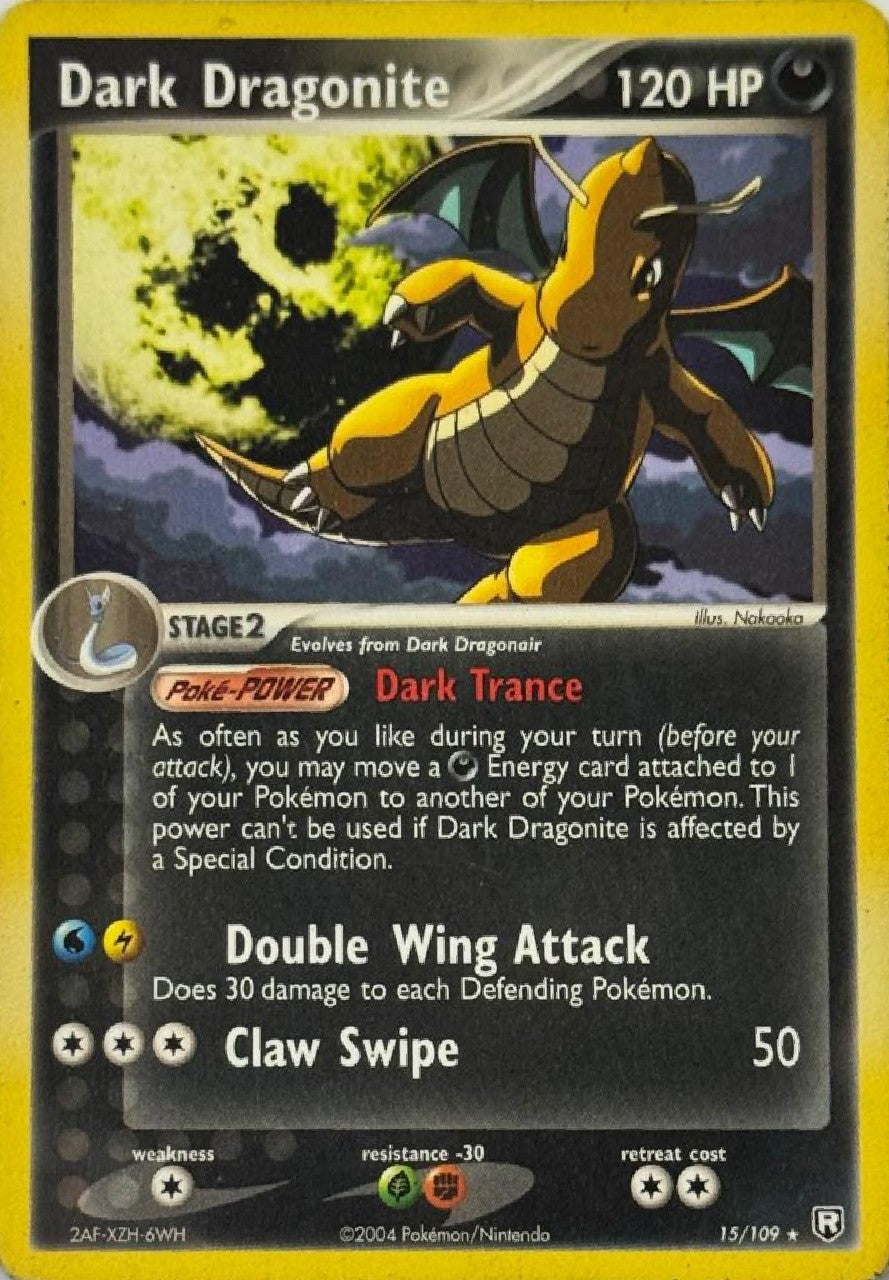Pokémon Tcg Dark Dragonite 15/109