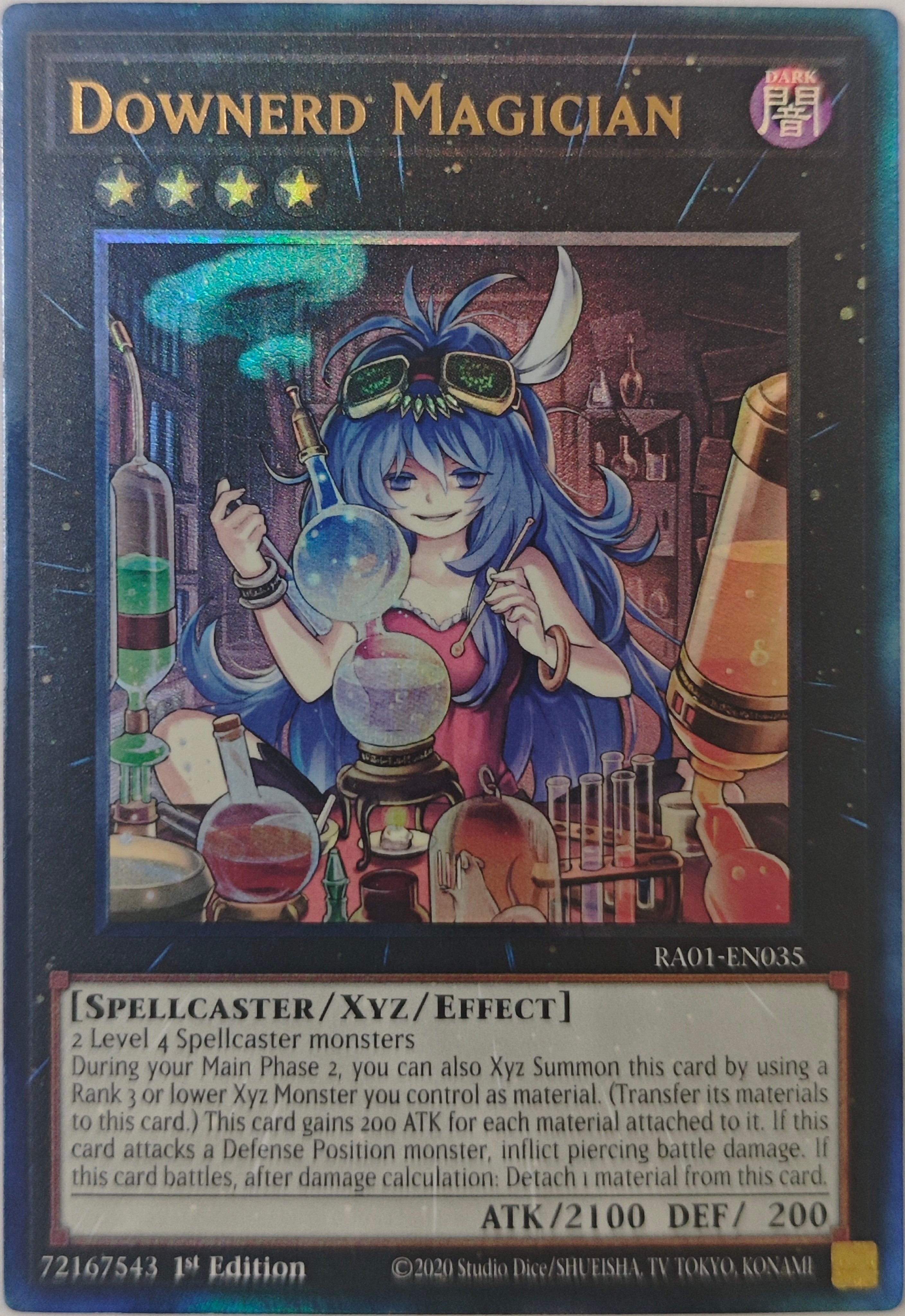 Yugioh! Downerd Magician Ra01-En035 1st Edition Ultimate