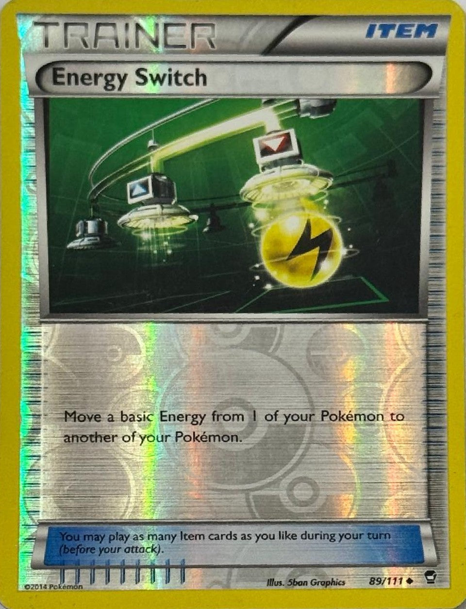 Pokémon Tcg Energy Switch 89/111 Reverse