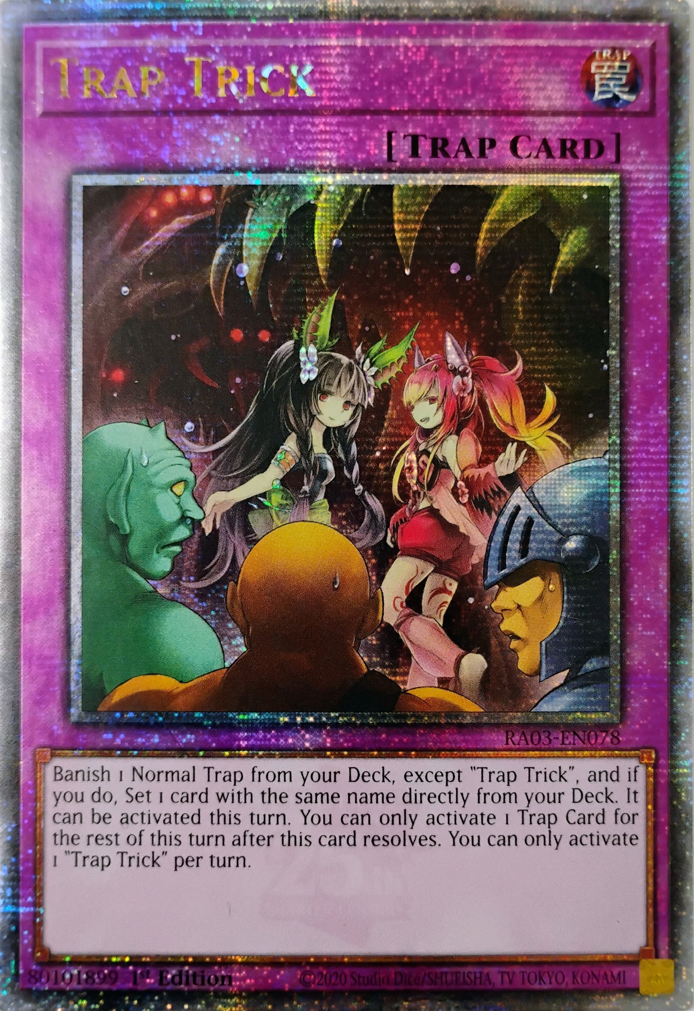 Yugioh! Trap Trick Ra03-en078 Quarter Century