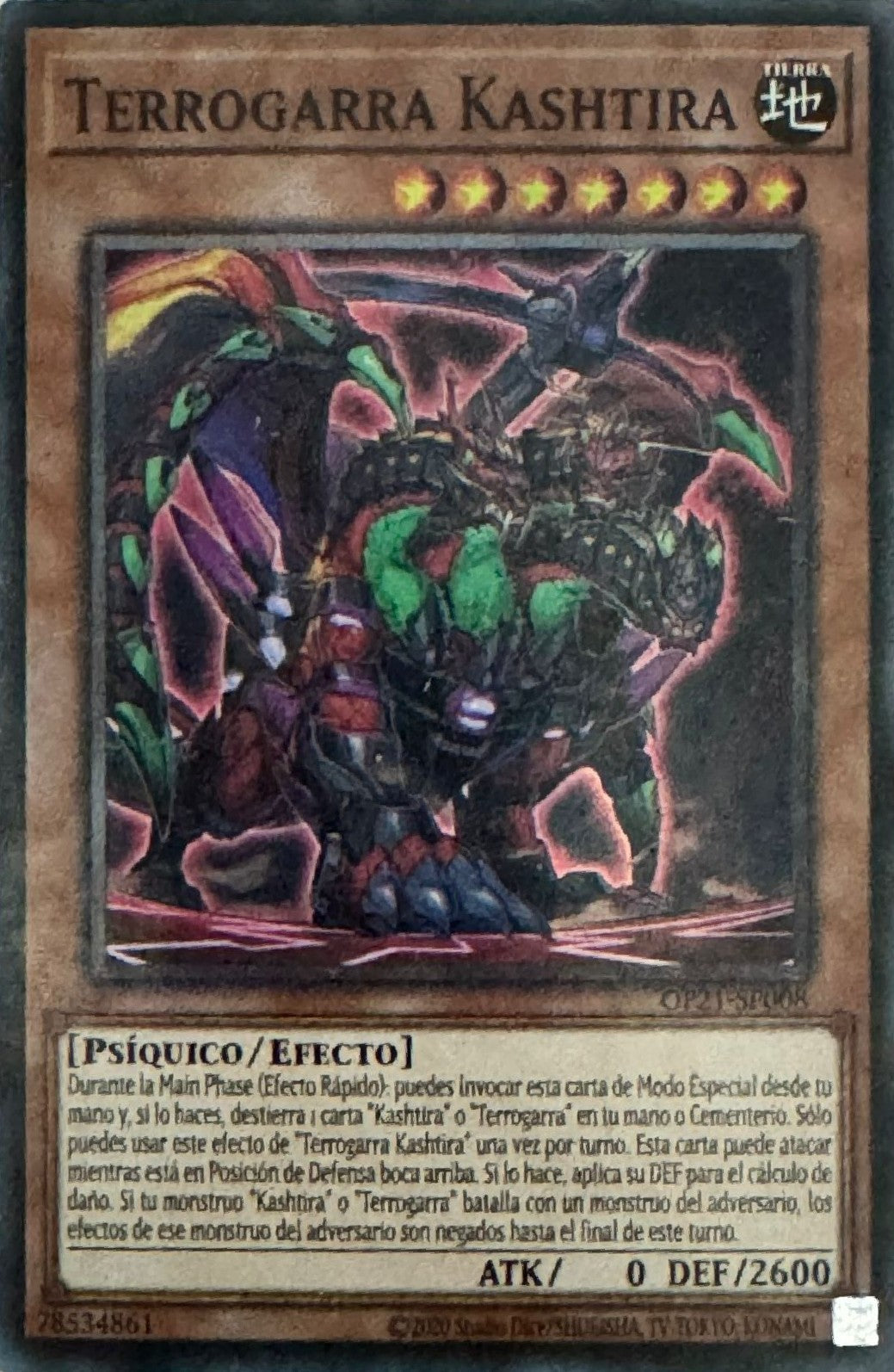 Yugioh! Terrogarra Kashtira OP21-SP008 Super Rare