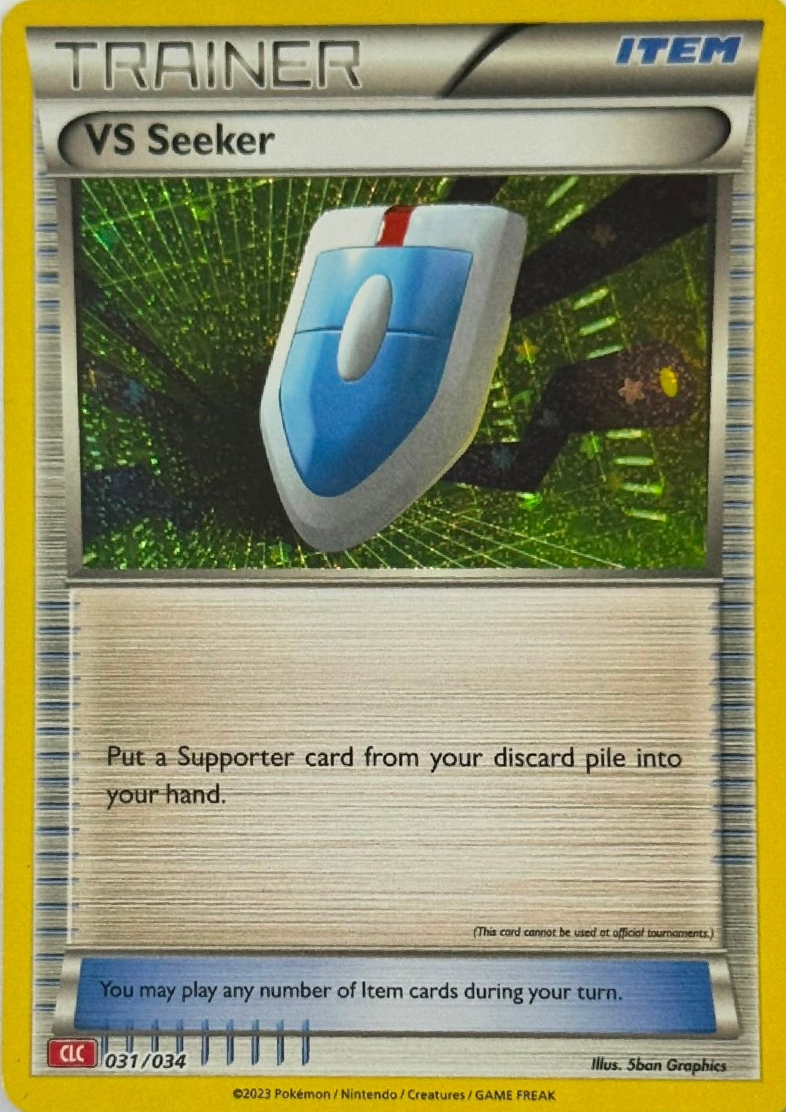 Pokémon Tcg VS Seeker 031/034 (CLC) Holo
