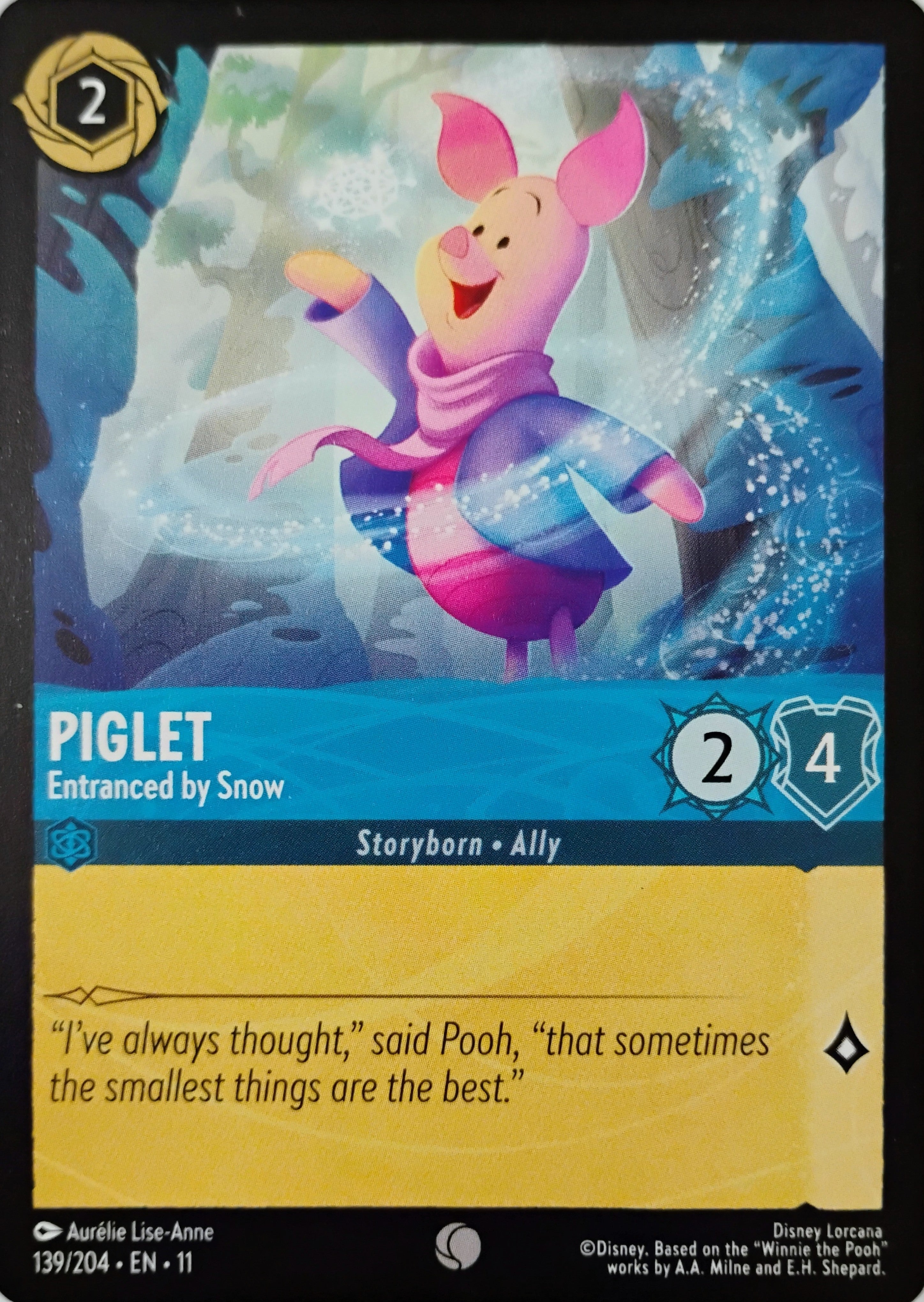 Disney Lorcana Piglet 139/204