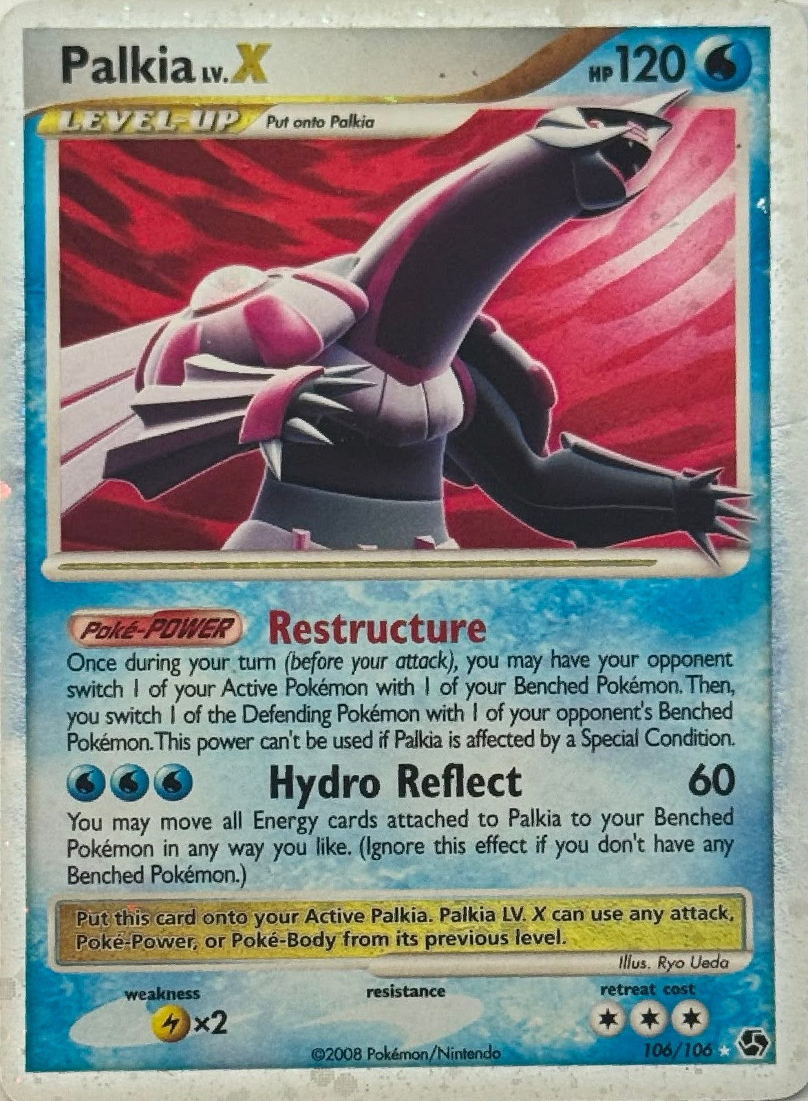 Pokémon Tcg Palkia Lv.X 106/106 Holo