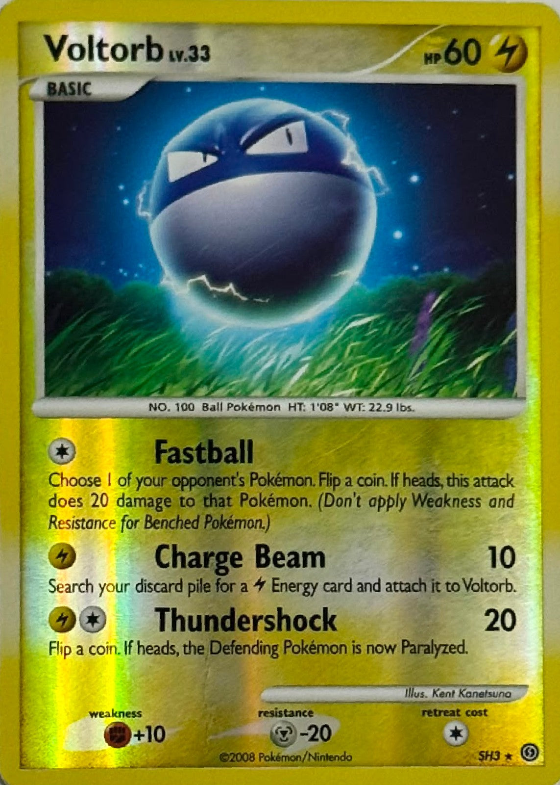 Pokémon Tcg Voltorb Lv.33 SH3 Reverse