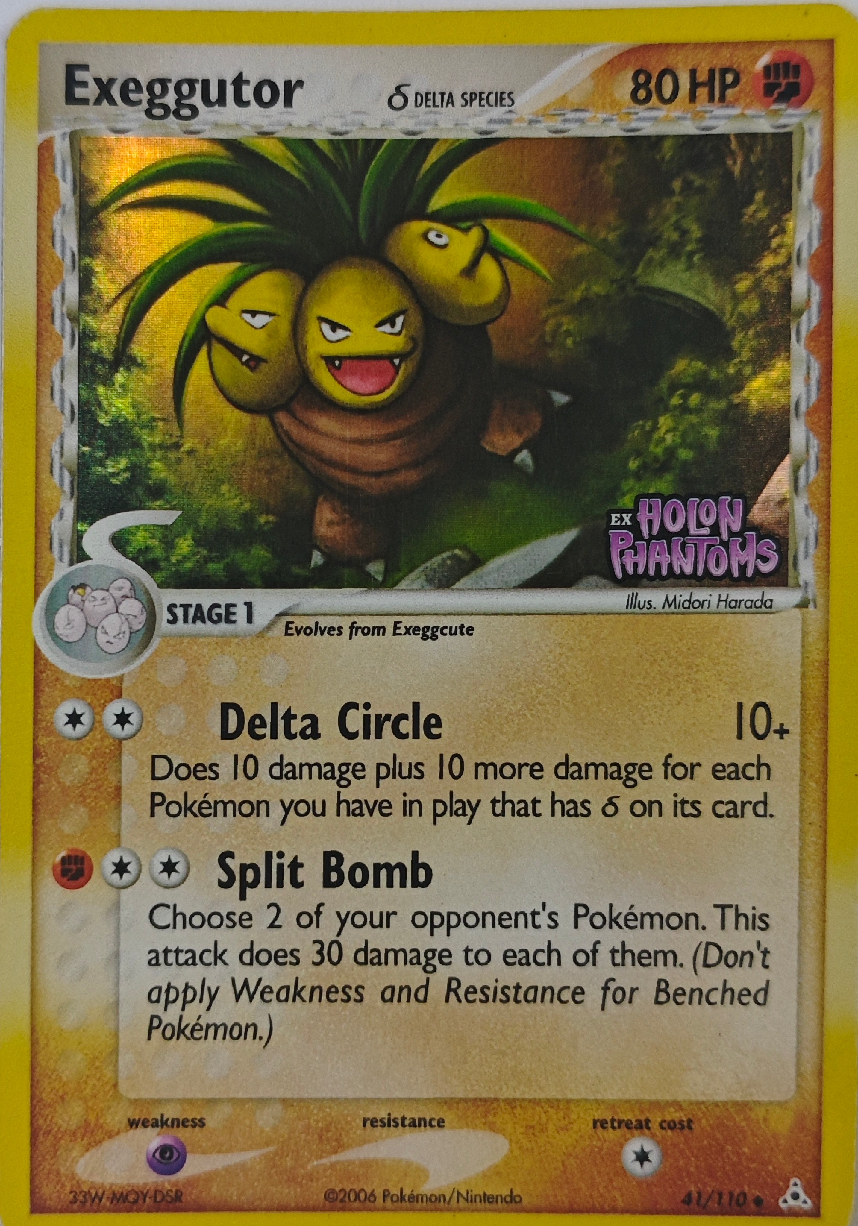 Pokémon Tcg Exeggutor 41/110 Reverse (Holon Phantoms)