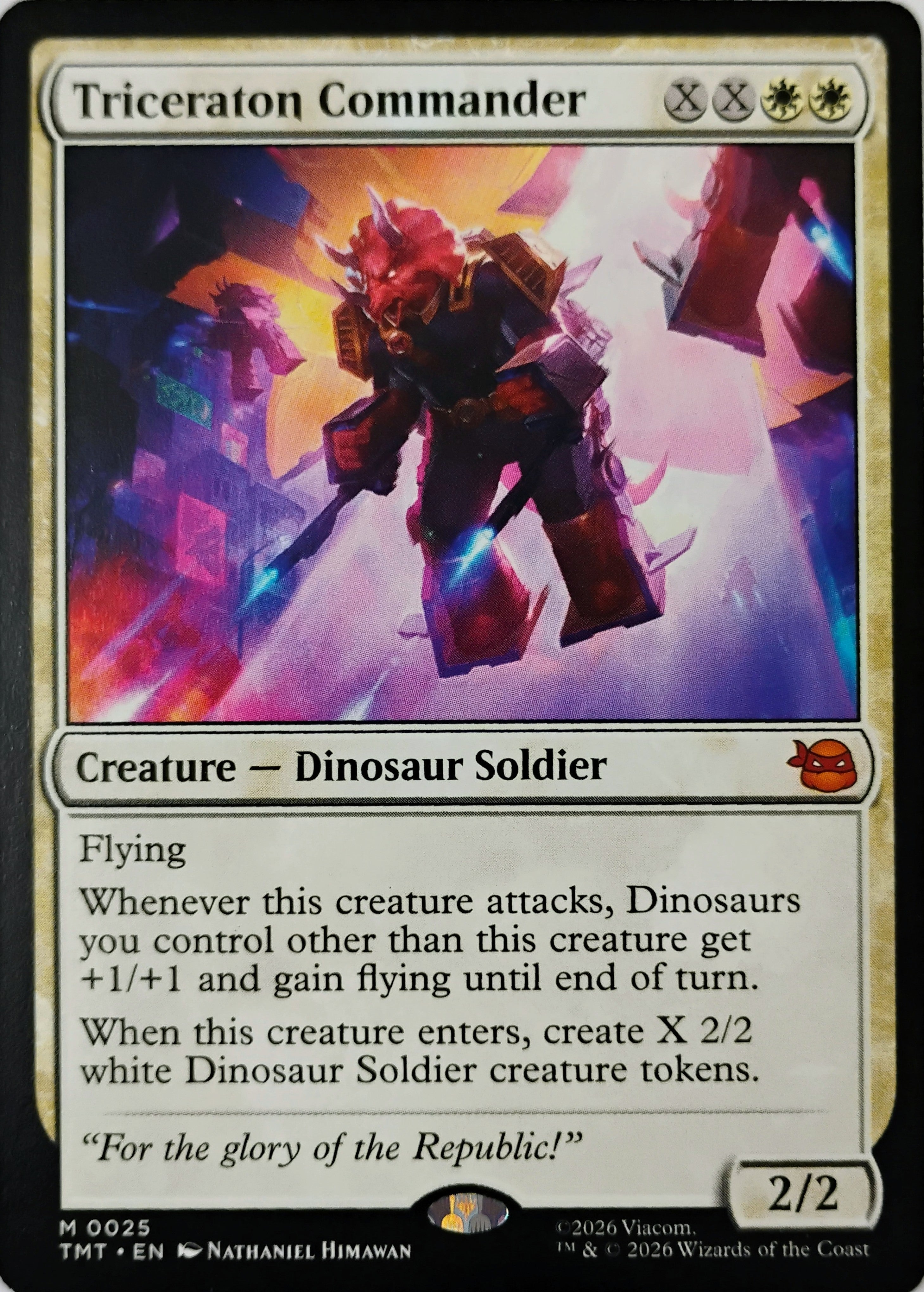 Magic tcg Triceraton Commander 0025 Rare