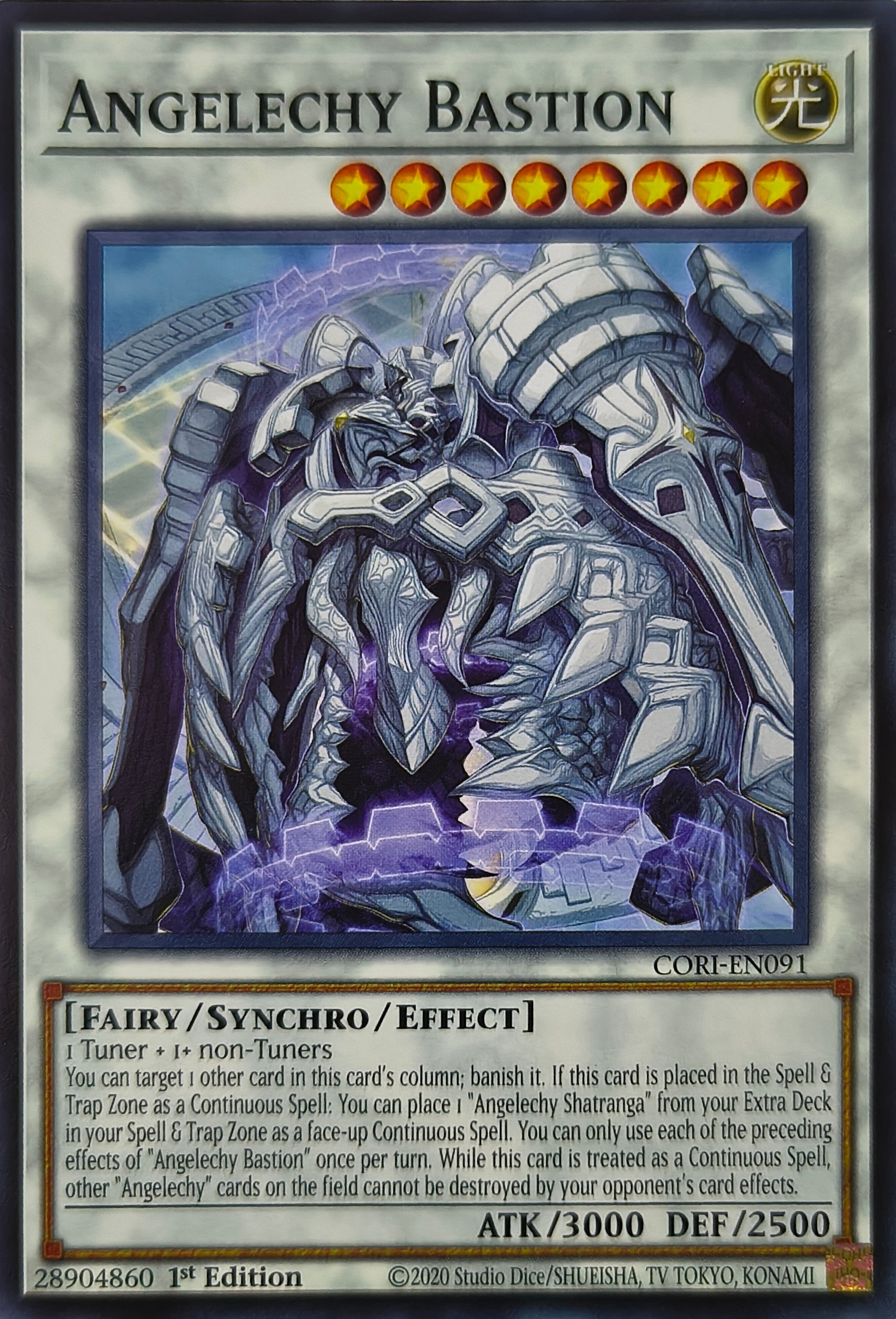 Yugioh! Angelechy Bastion Cori-en091 1st Edition Super rare