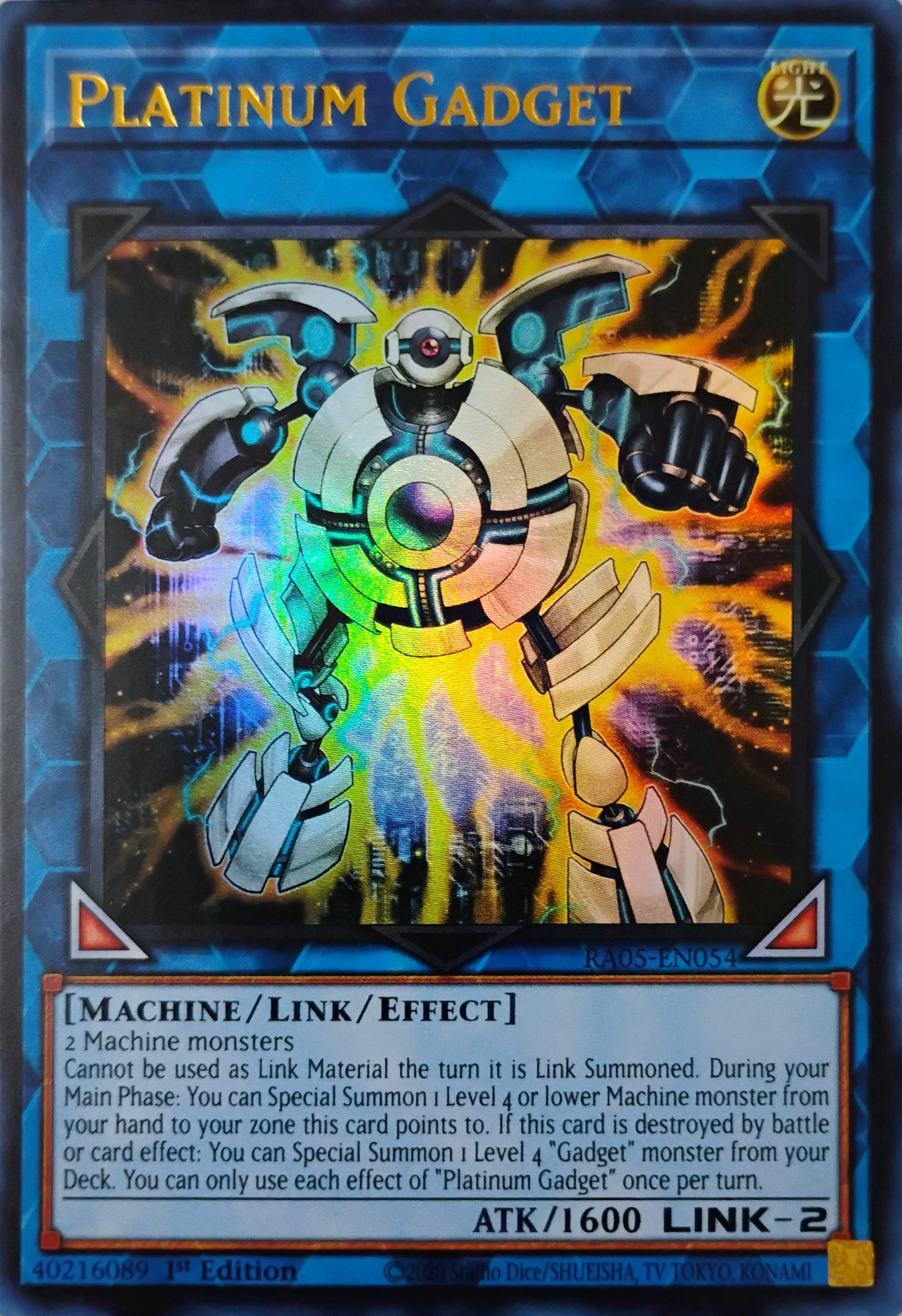 Yugioh! Platinum Gadget Ra05-en054 1st edition Ultra Rare