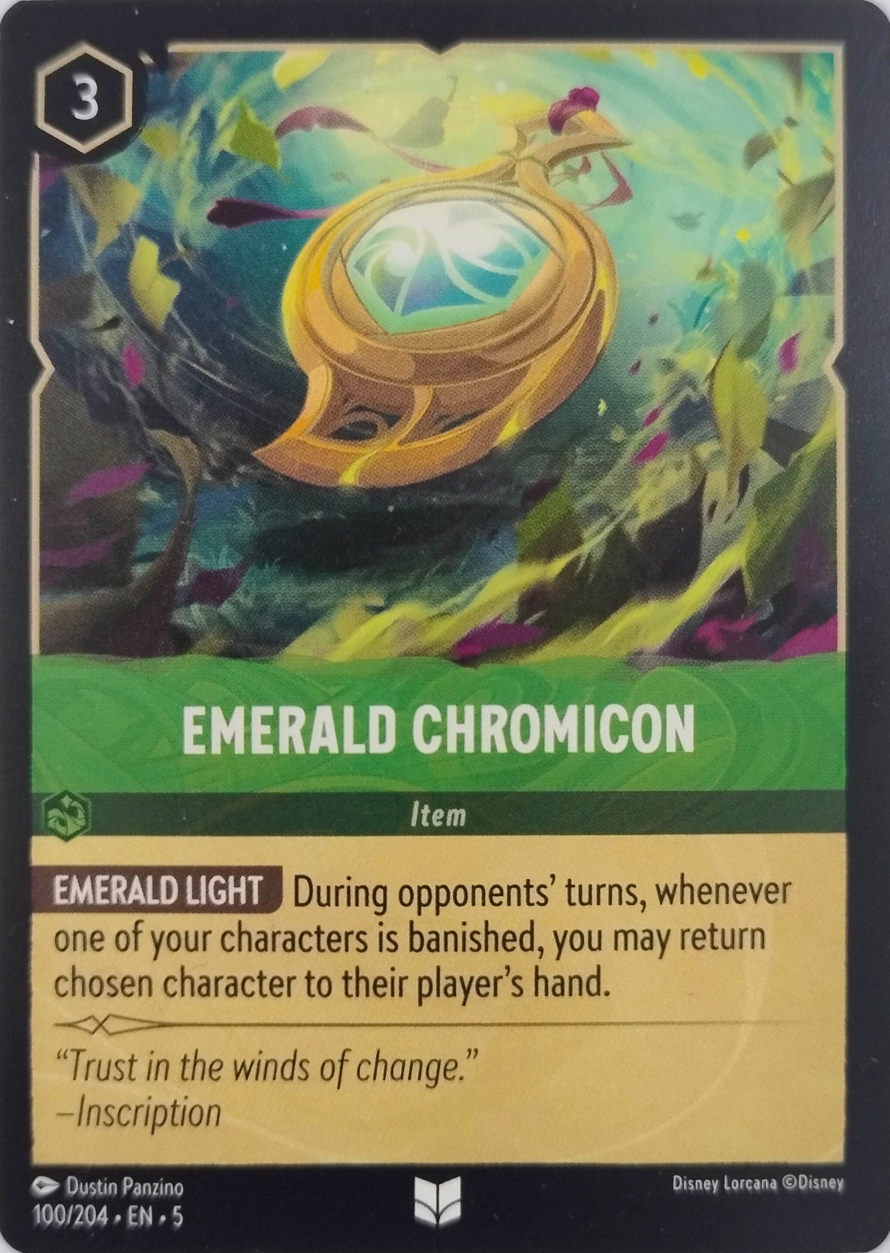 Disney Lorcana Emerald Chromicon 100/204