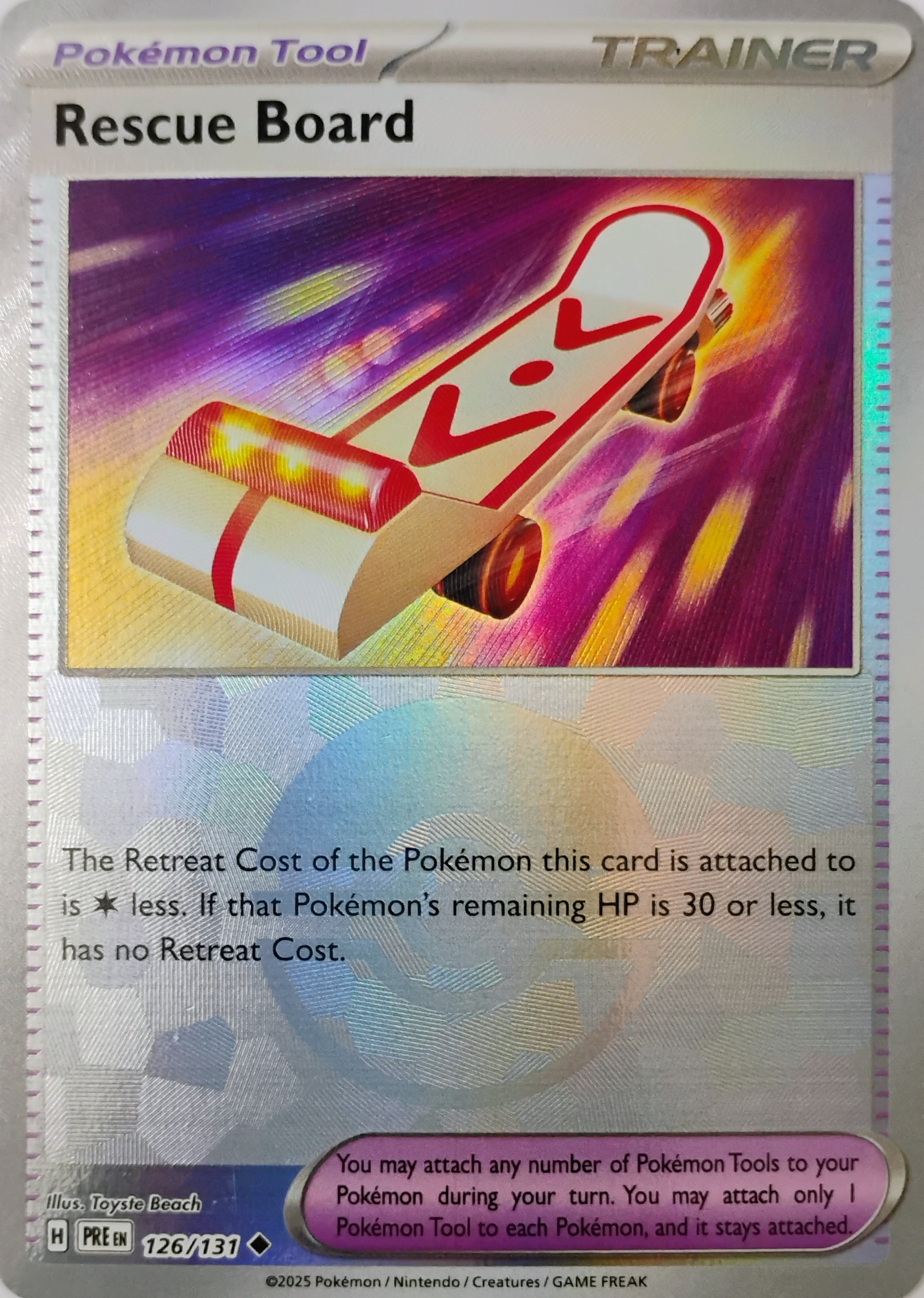 Pokémon tcg Rescue Board 126/131 (Poke Ball)