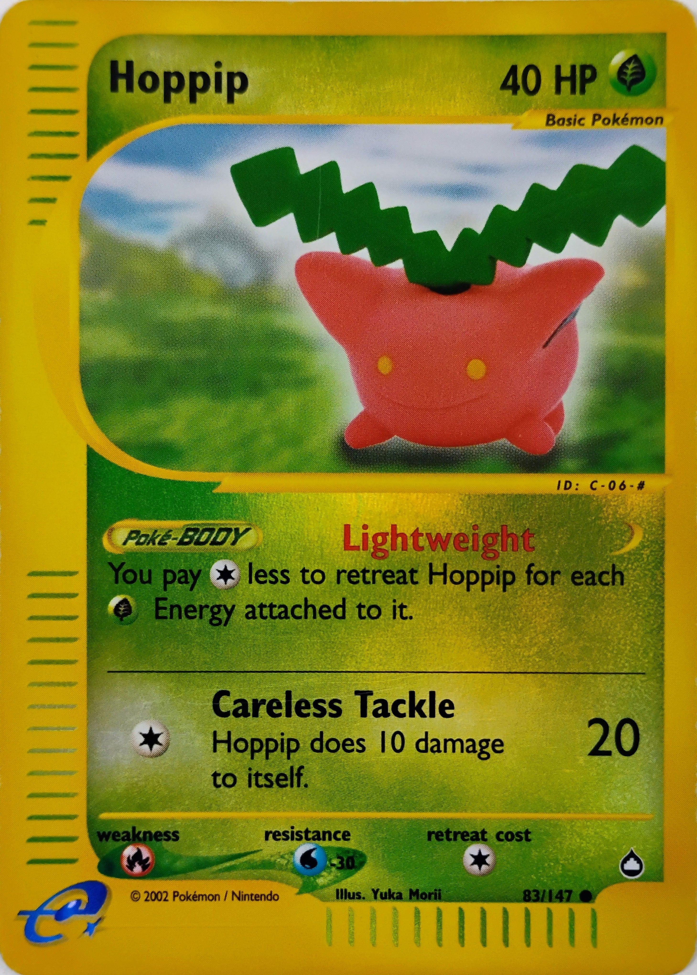 Pokémon tcg Hoppip 83/147 Reverse