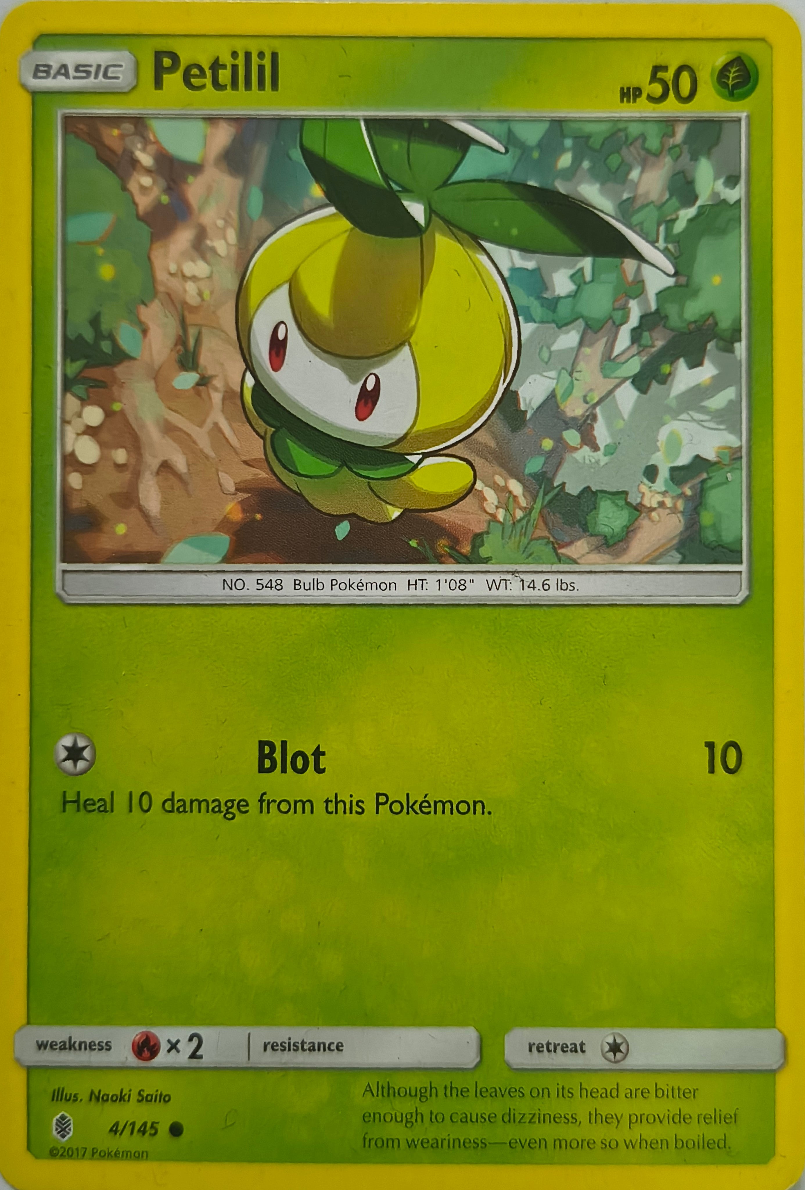Pokémon tcg Petilil 4/145