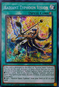 Yugioh! Radiant Typhoon Vision Ra05-en075 1st edition Secreta