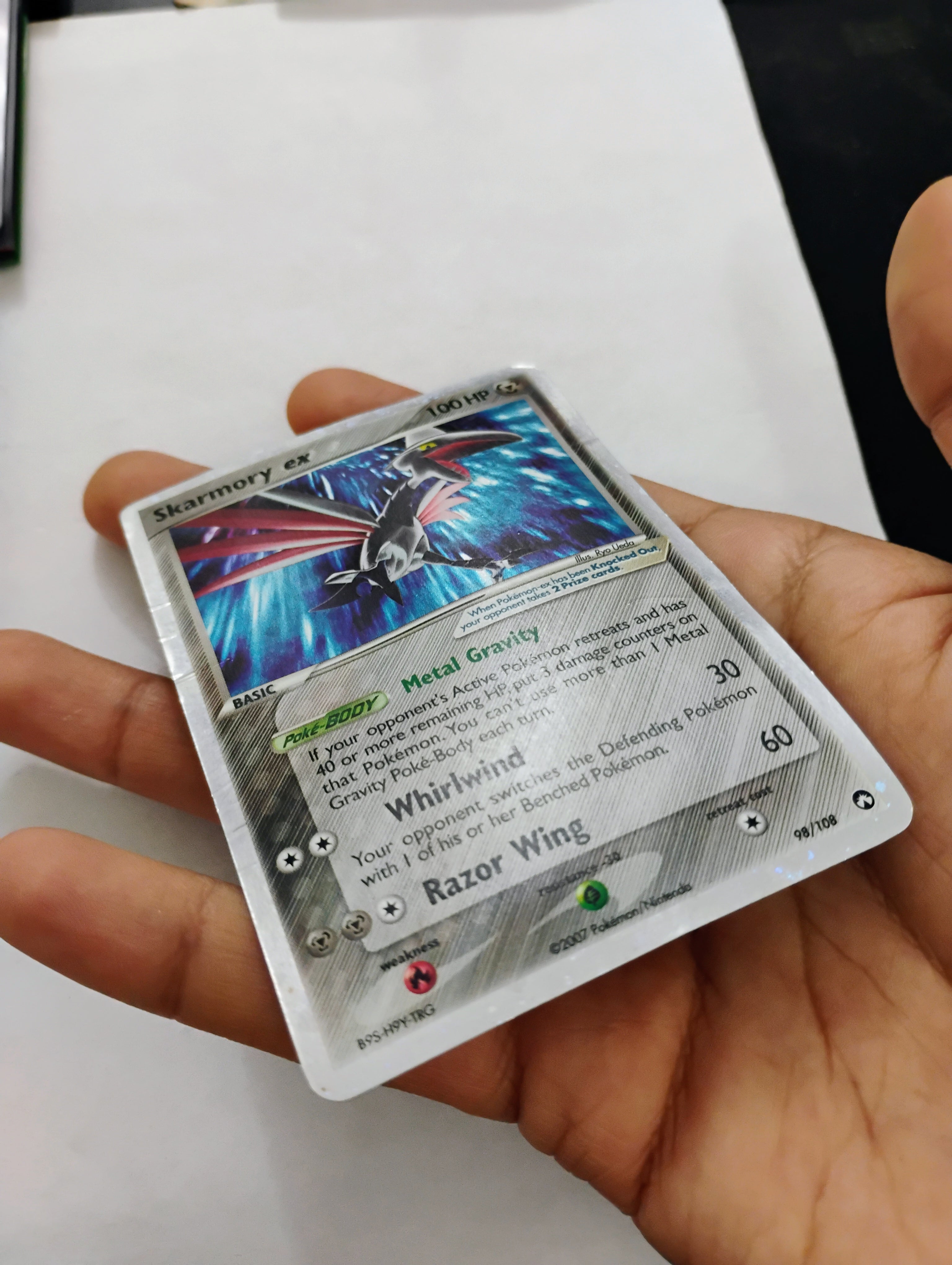 Pokémon tcg Skarmory Ex 98/108 (DMG)