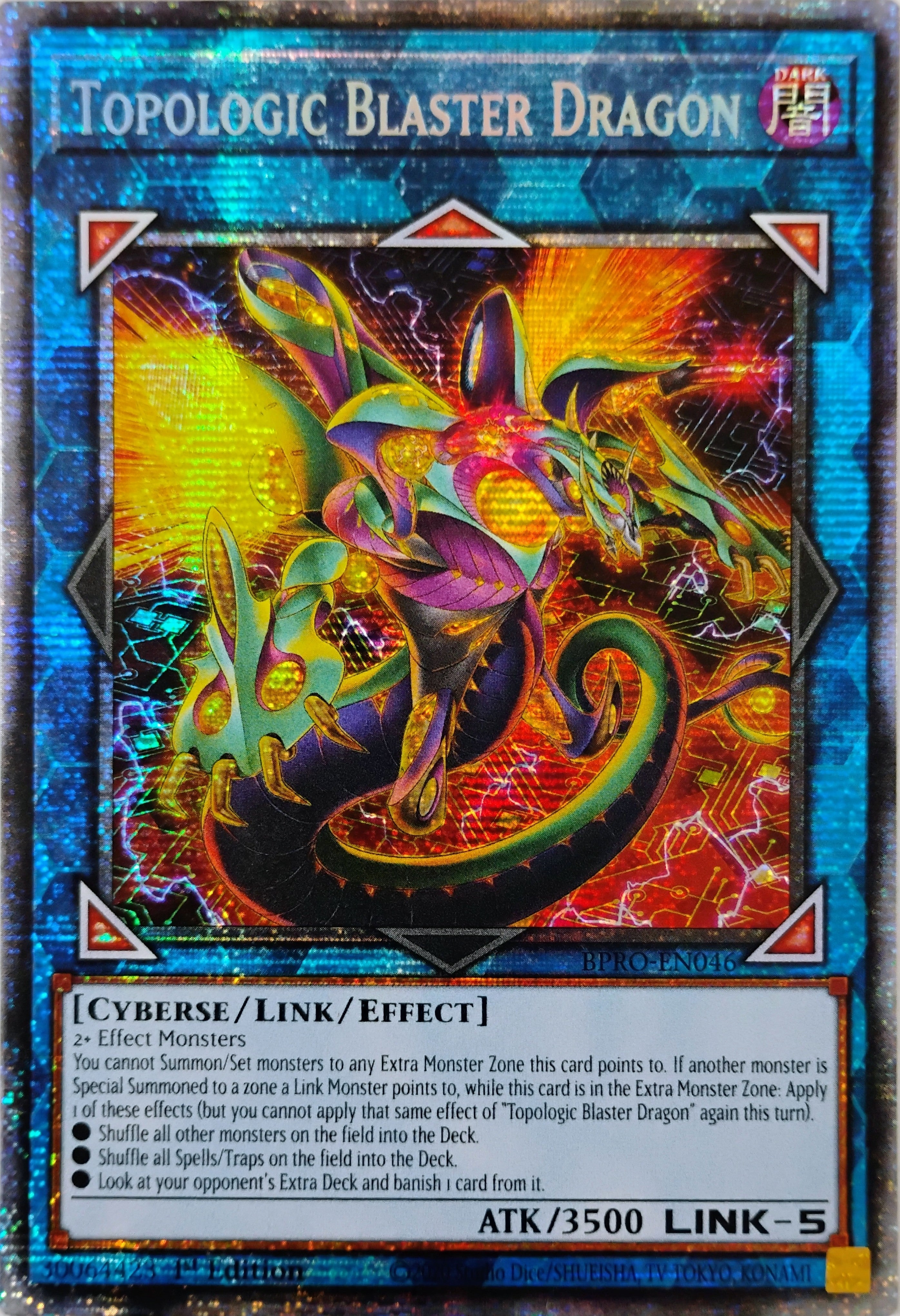 Yugioh! Topologic Blaster Dragon Bpro-en046 Starlight