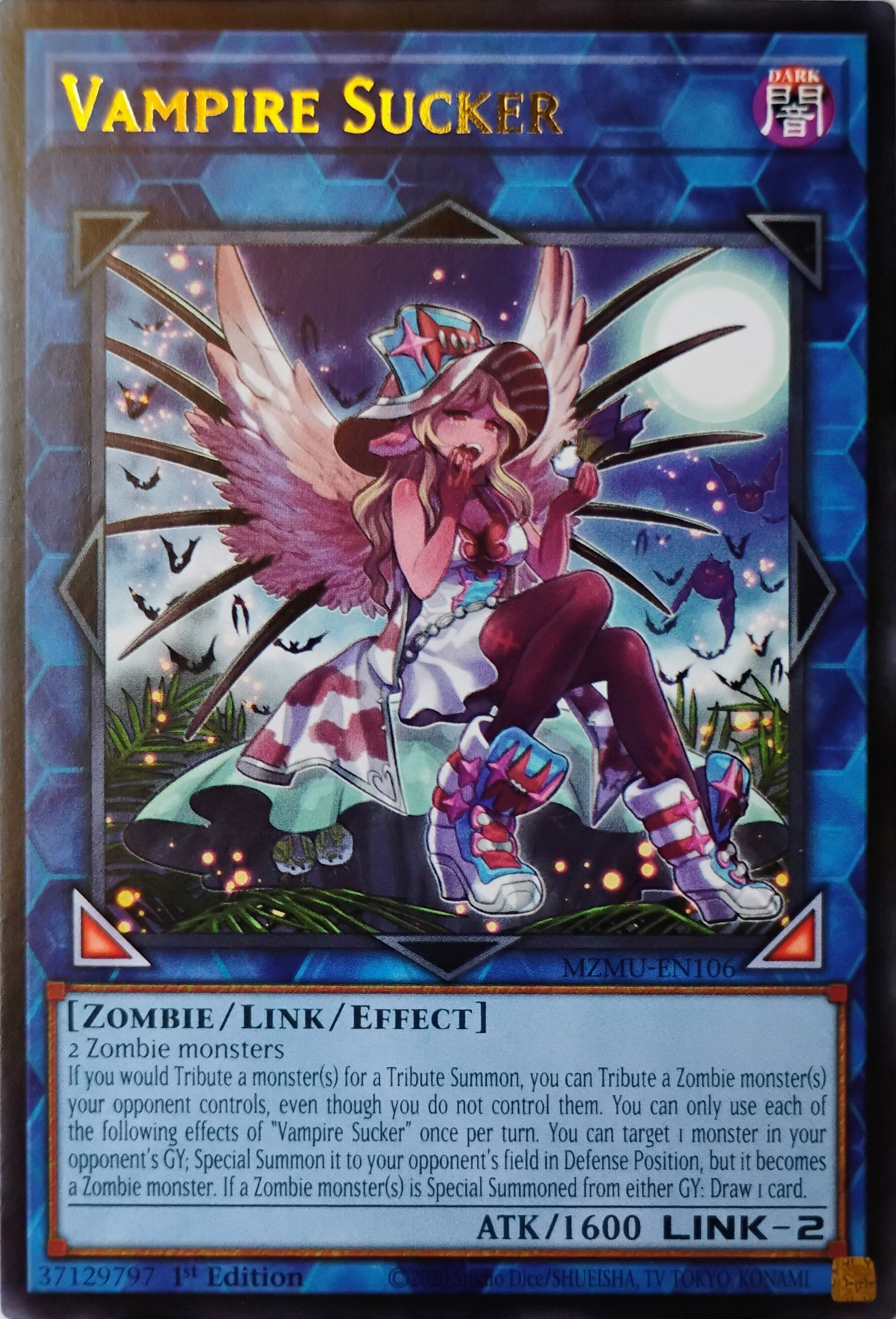 Yugioh! Vampire Sucker Mzmu-en106 Rara