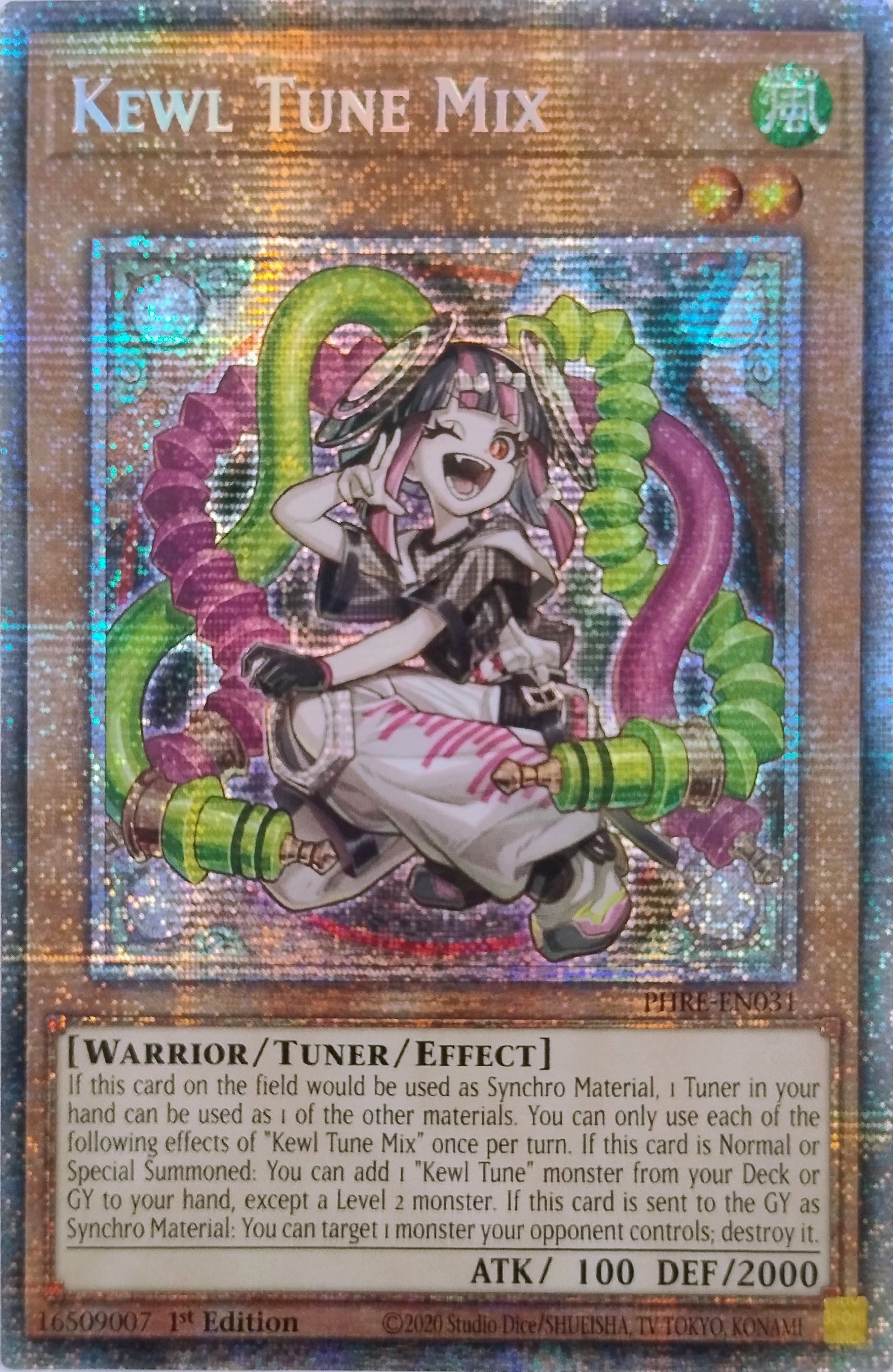 Yugioh! Kewl Tune Mix Phre-en031 1st Edition Starlight