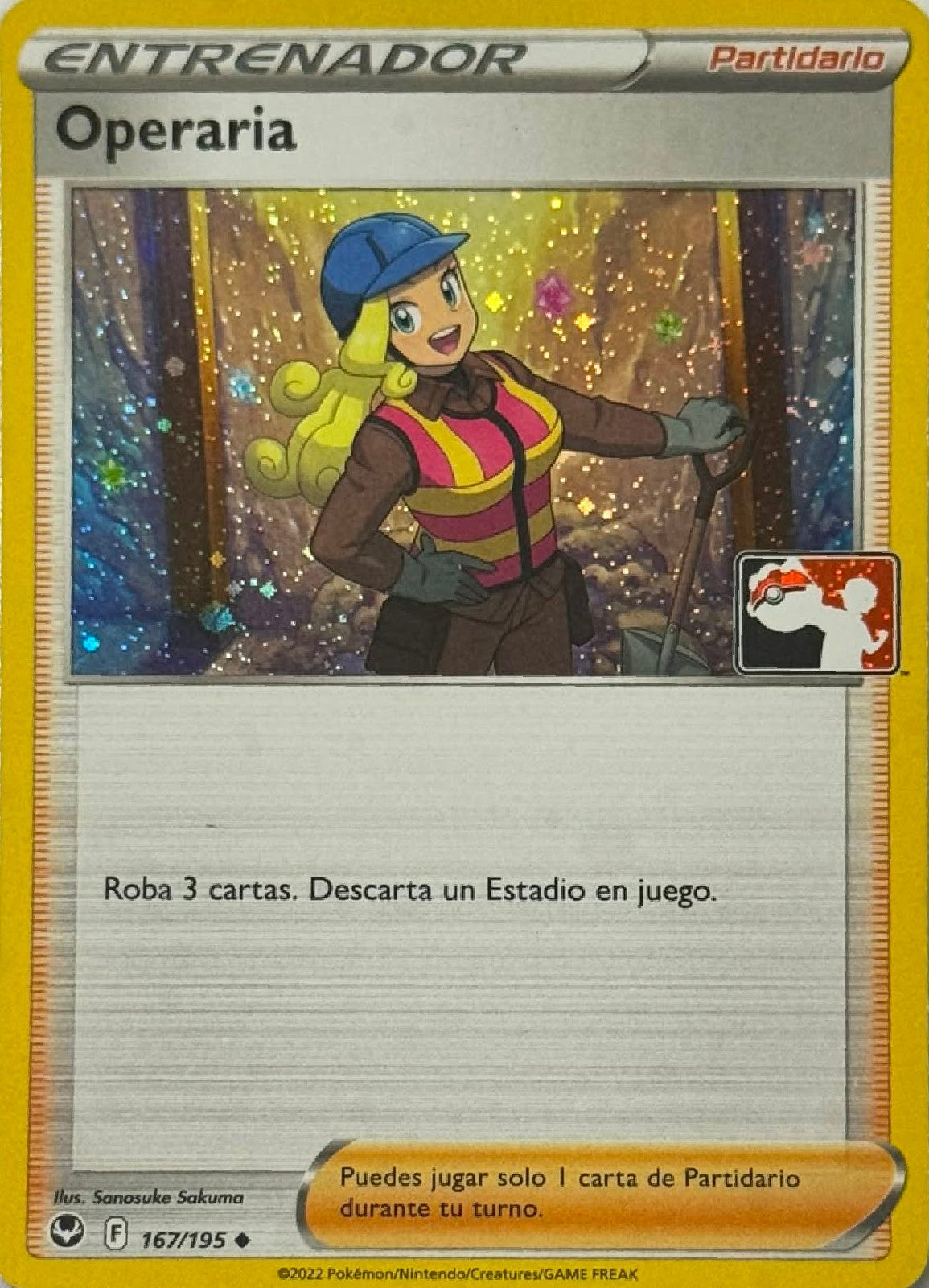Pokémon Tcg Operaria 167/195 Holo (Liga) (Español)