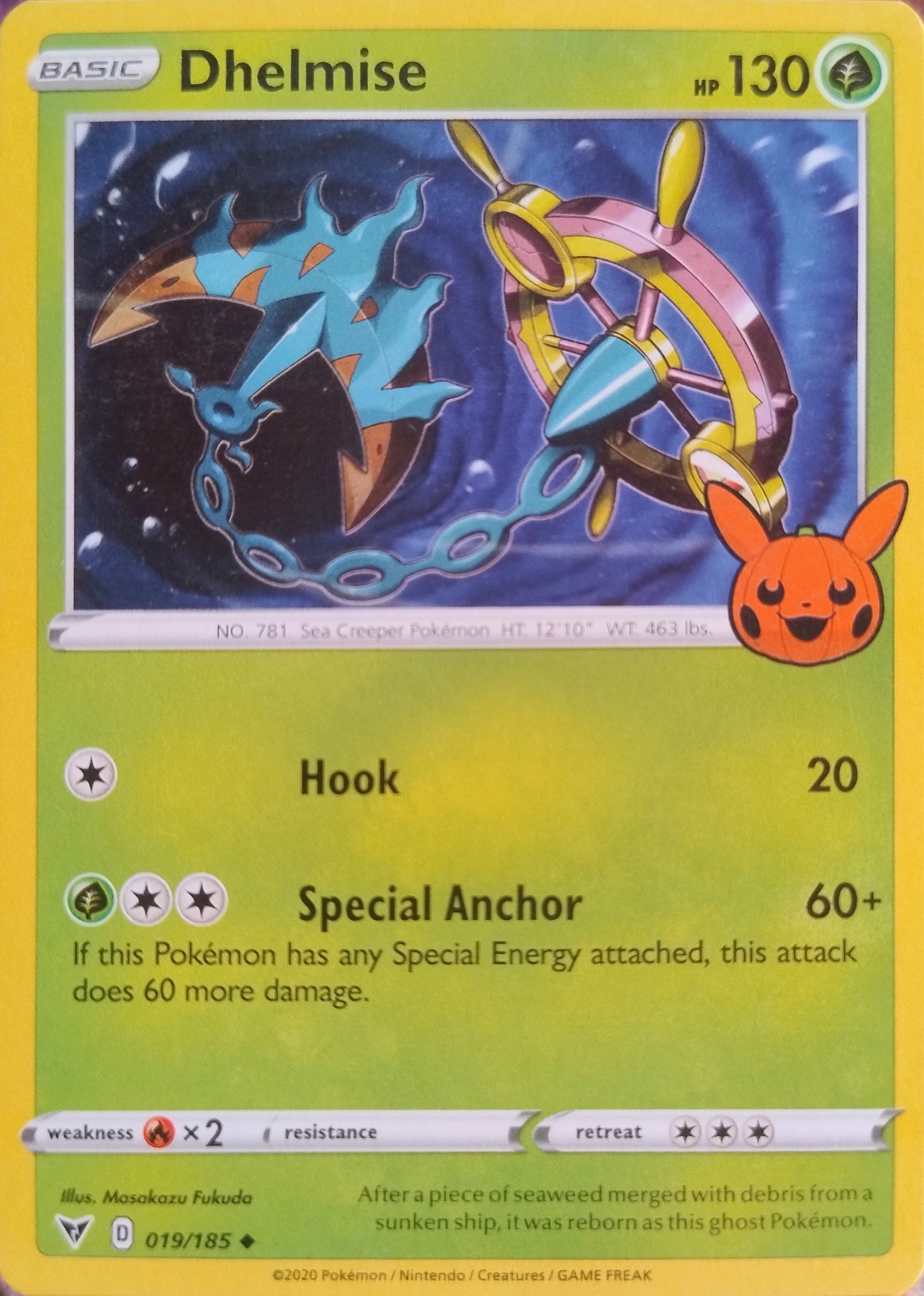 Pokémon Tcg Dhelmise 019/185 (TTBB23)