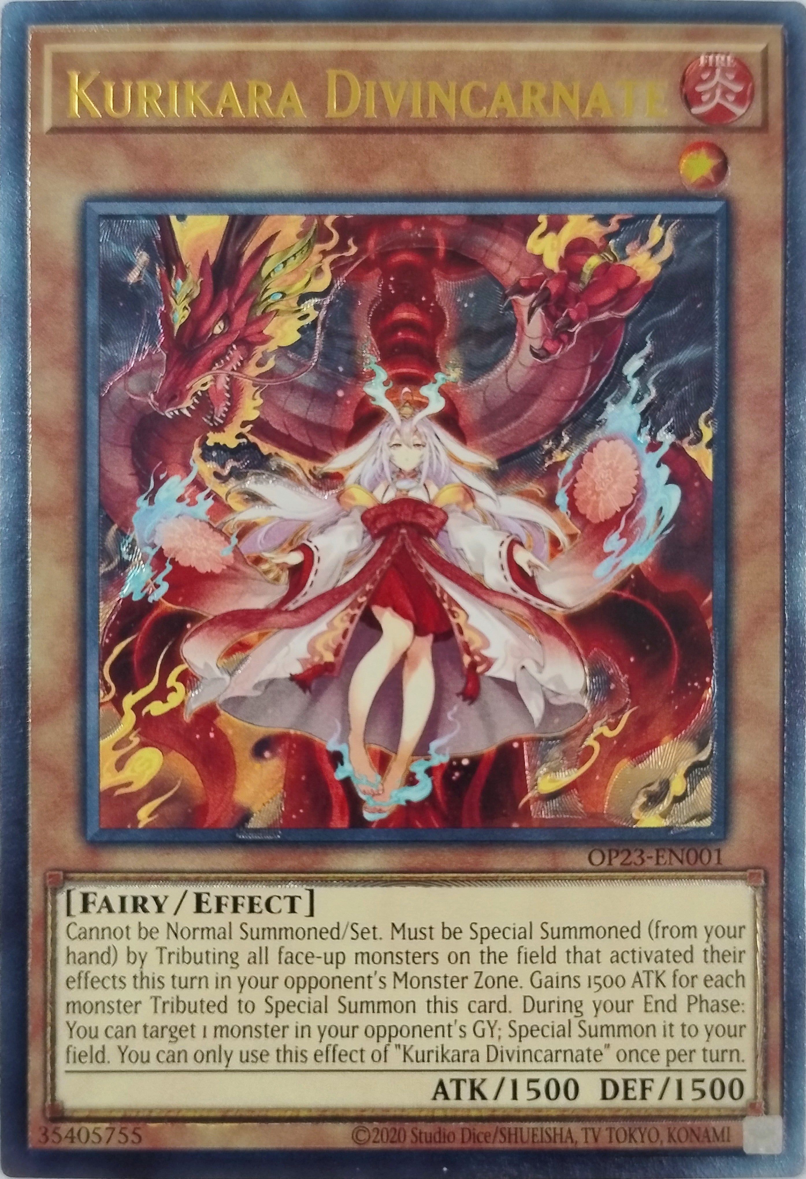 Yugioh! Kurikara Divincarnate Op23-en001