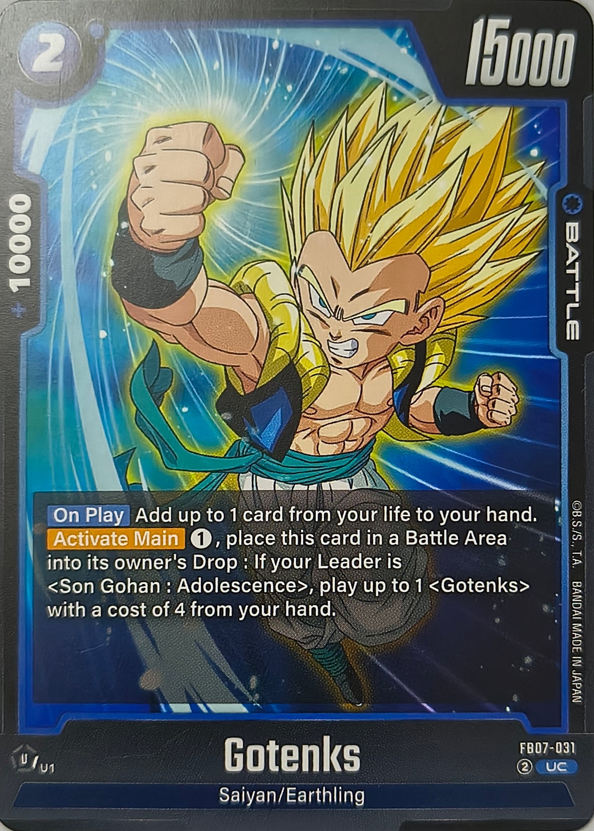Dragon ball Tcg Gotenks Fb07-031